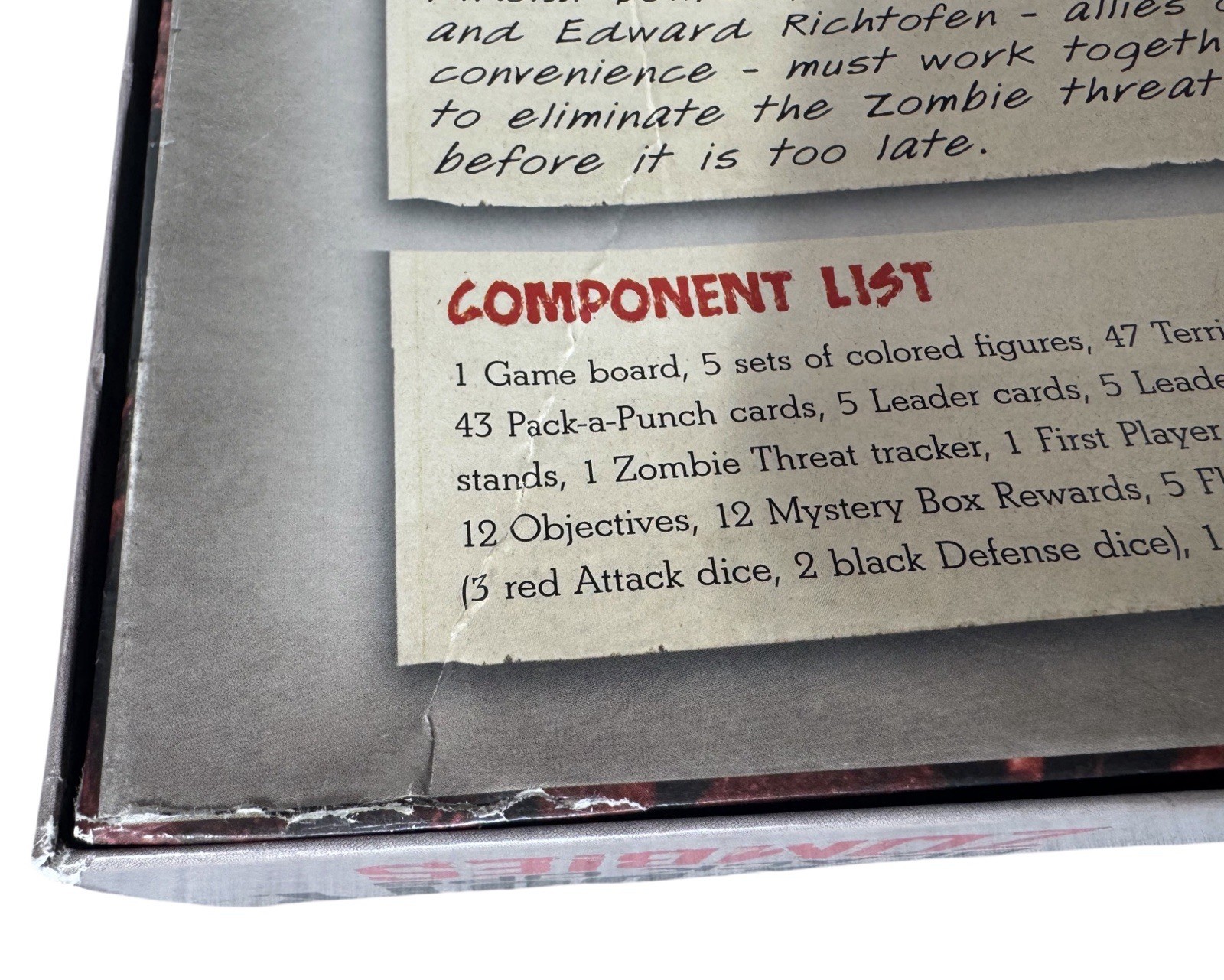 RISK Call of Duty Black Ops Zombies USAopoly Board Game Complete