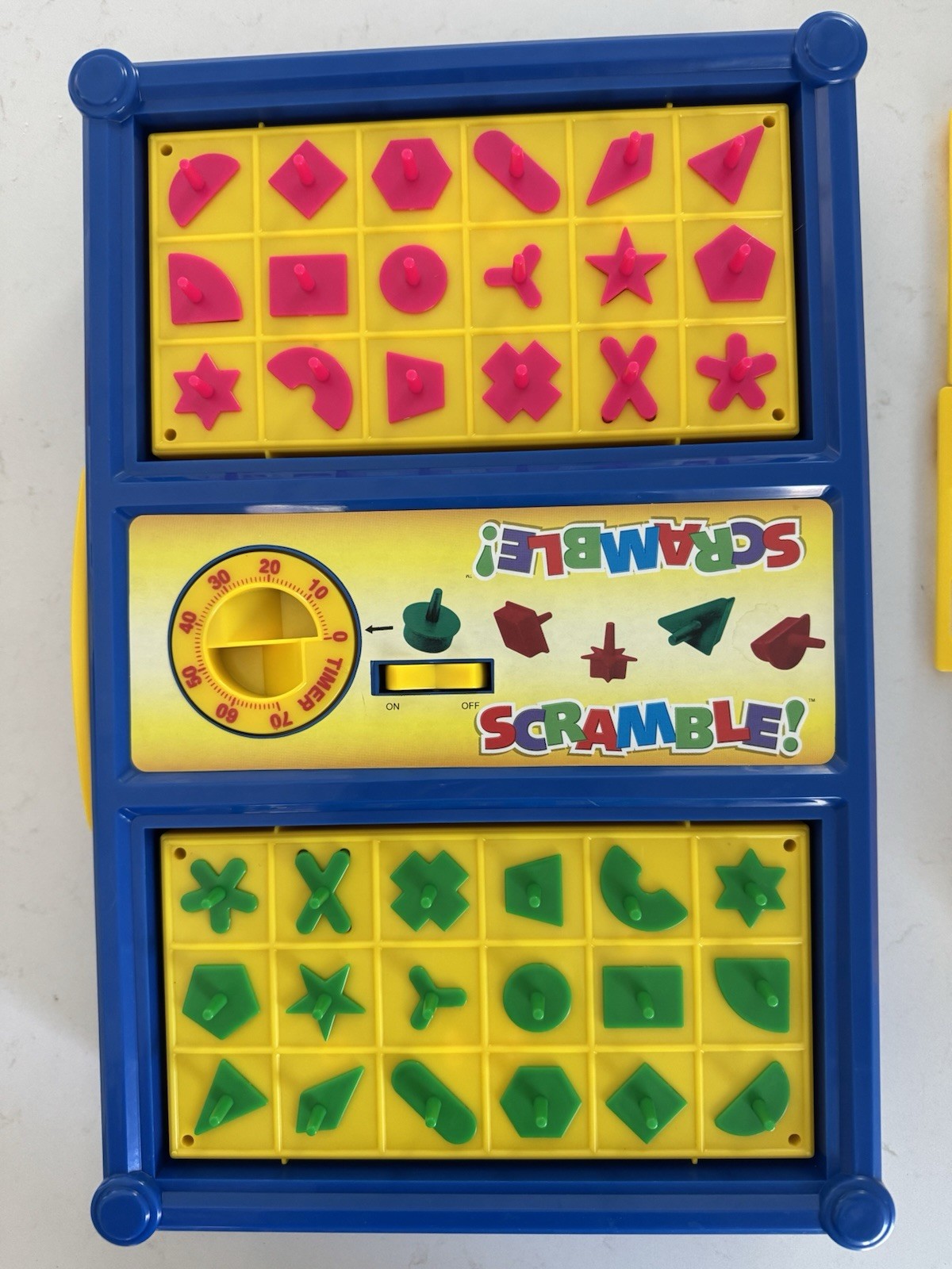 SCRAMBLE! Board Game COMPLETE 2007 Hilco Corp 1-2 Players Junior Version Incl