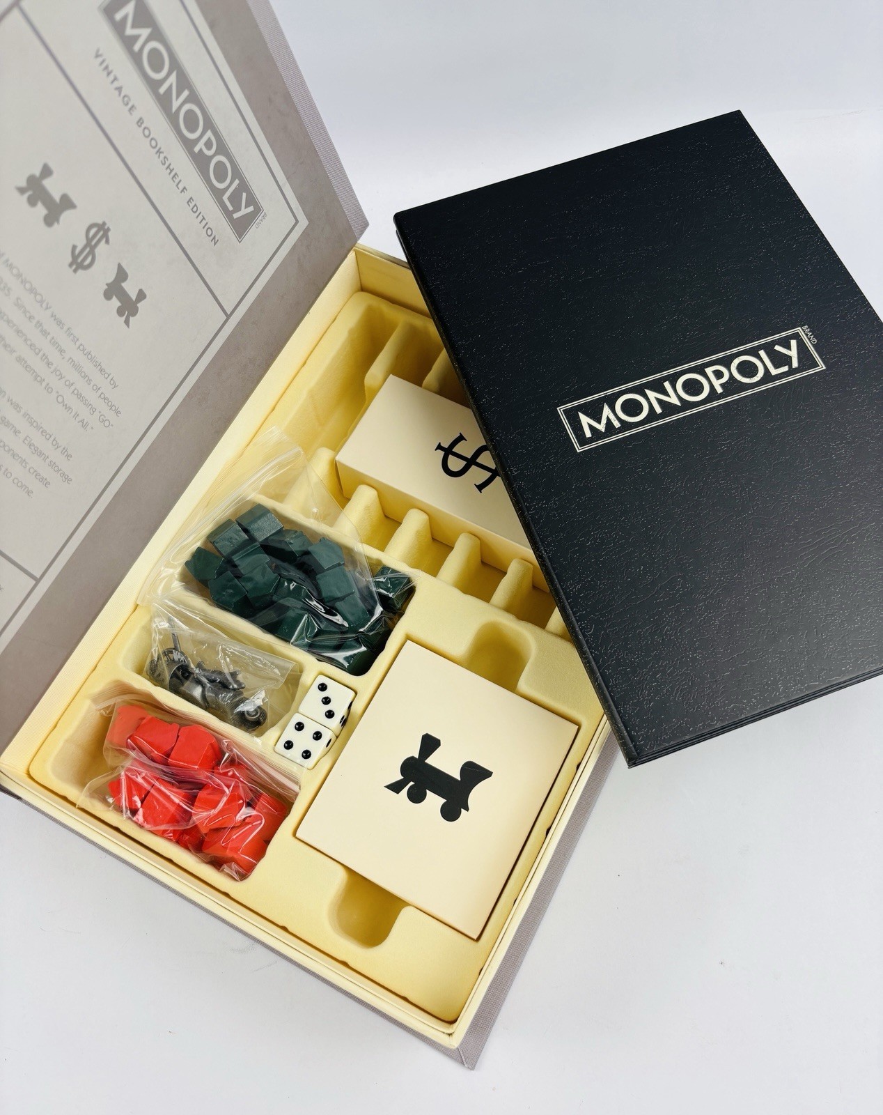 Monopoly Vintage Bookshelf Edition by WS Game Company Deluxe Board Game