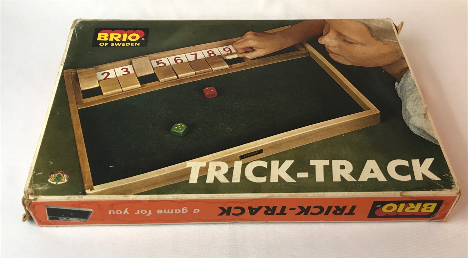 Brio of Sweden Trick Track Dice Wood Board Game Vintage 1970 31802
