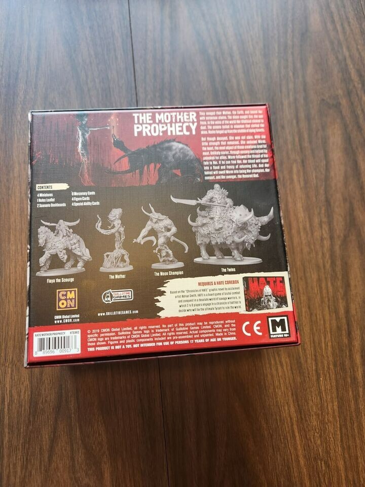 HATE by CMON – Kickstarter Exclusive – The Mother Prophecy Expansion Sealed