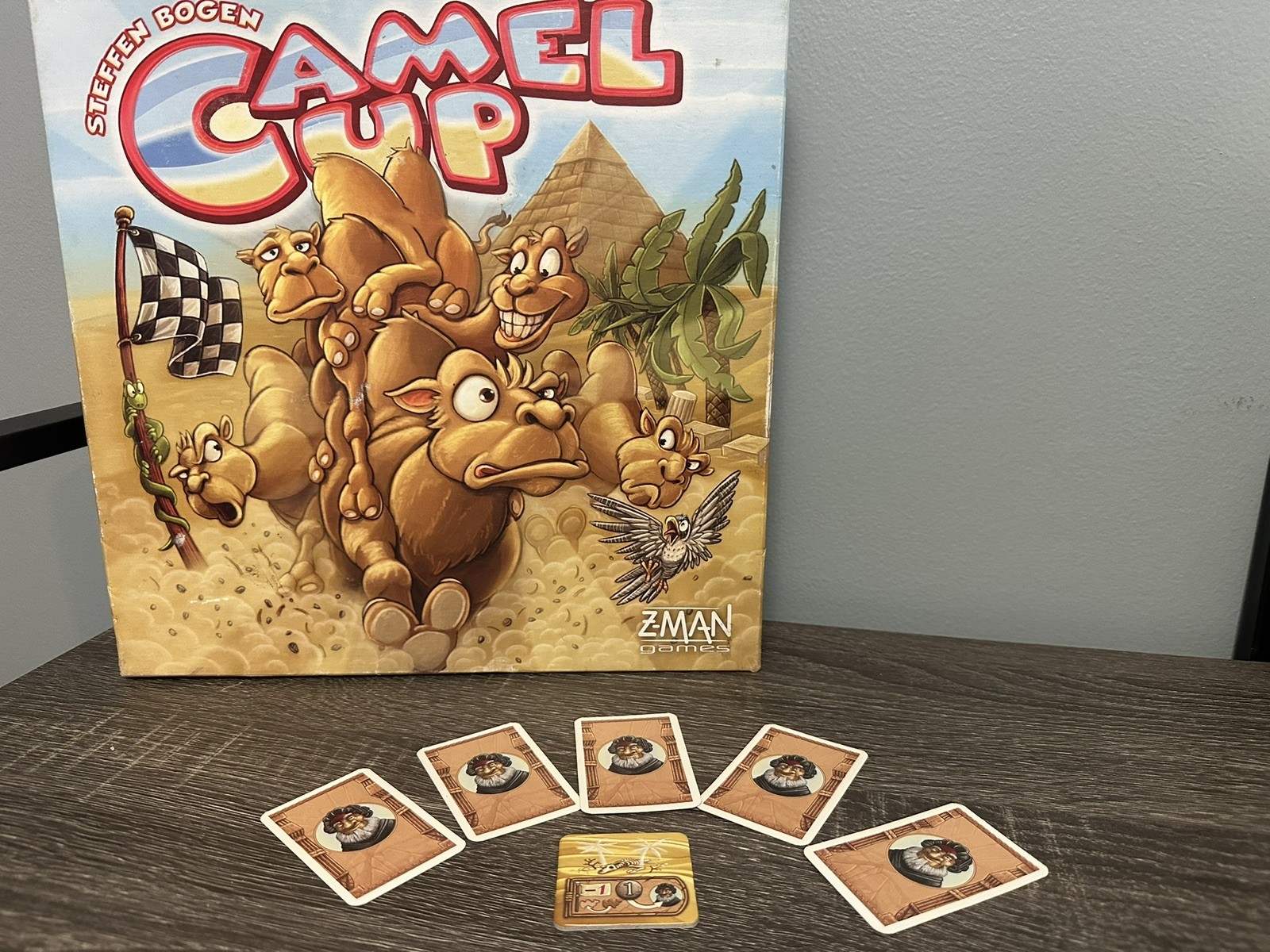 Camel Up Board Game First Edition Replacement Betting Card & Oasis/Desert Tile