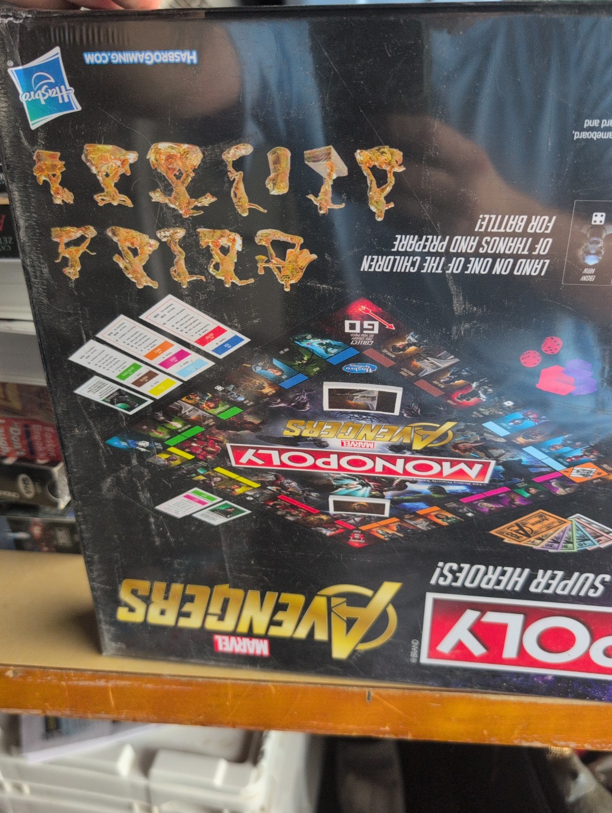 Monopoly Marvel Avengers Edition Hasbro Board Game Gold Complete Marvel Hero’s