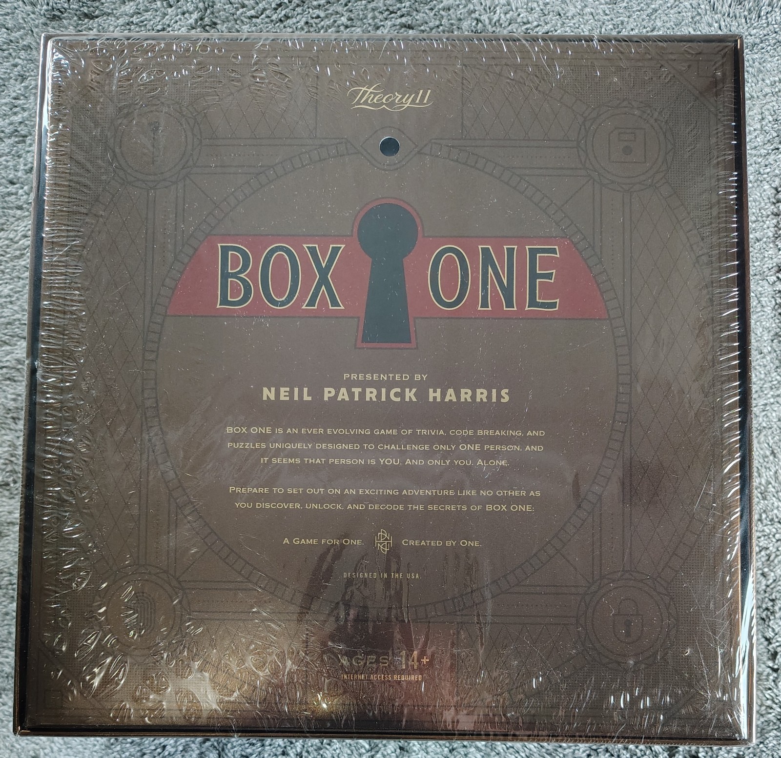 Box One Presented By Neil Patrick Harris Game Theory 11 BRAND NEW & SEALED!