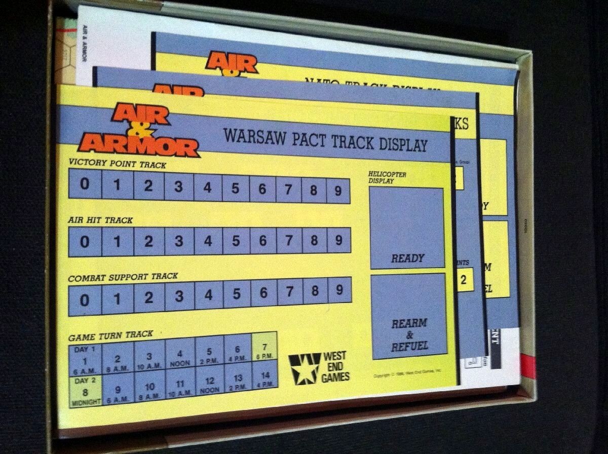 West End Games 10050 WEG Air & Armor Battlefield Command In The Next War 2nd Ed