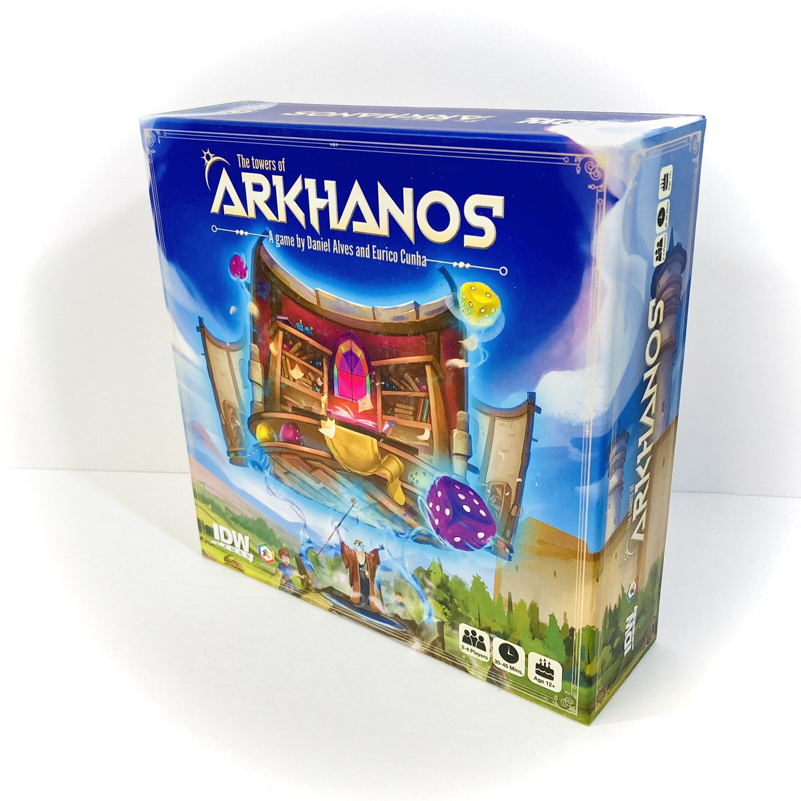 THE TOWERS OF ARKHANOS BOARD GAME idw English Multilingual 2019 oop COMPLETE EUC