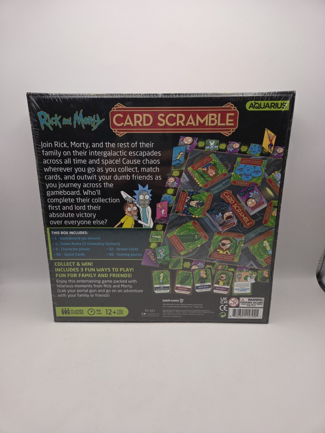 Rick and Morty Card Scramble Strategy And War Games Board Game