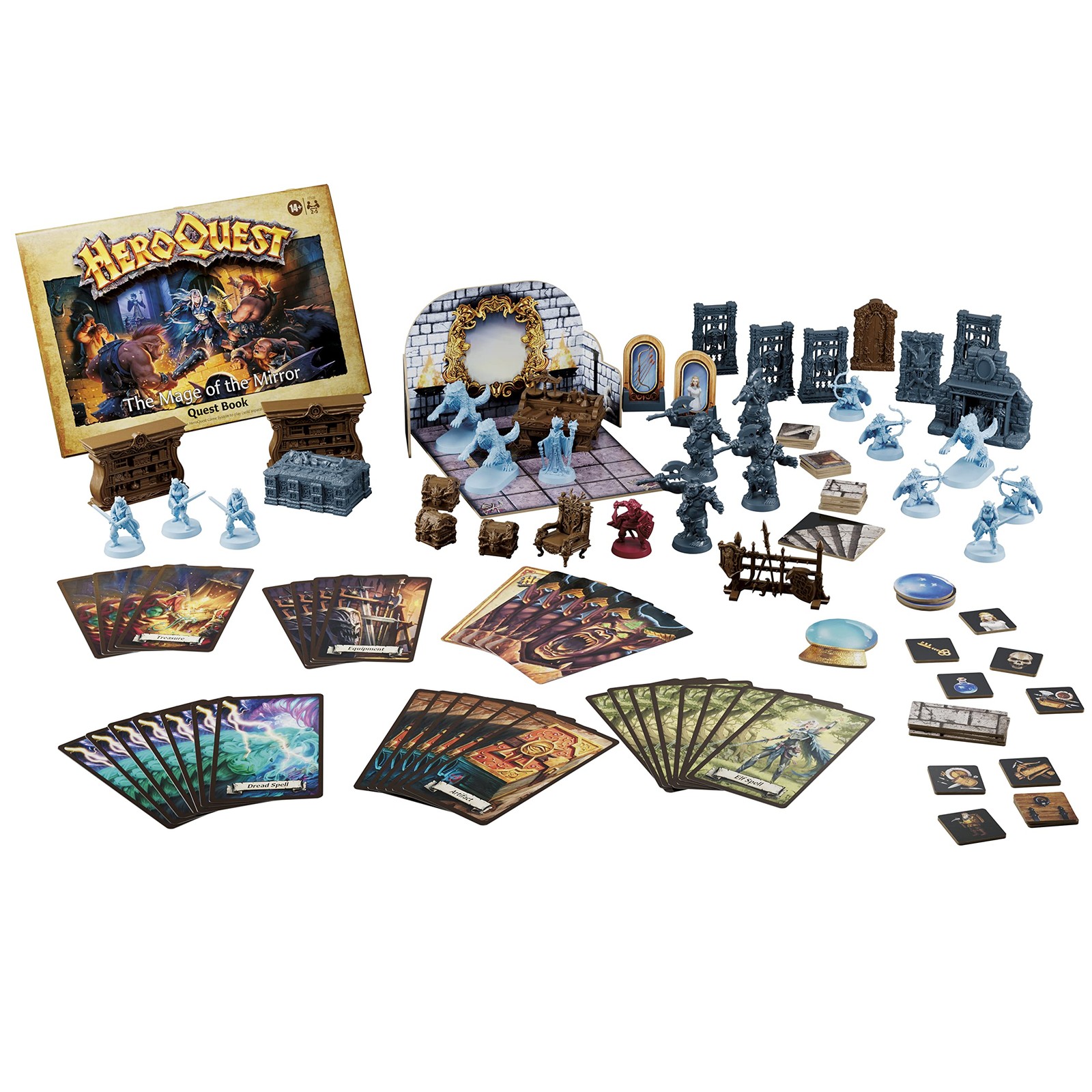 Heroquest The Mage of Mirror Quest Pack, Roleplaying Game Medium, Orange