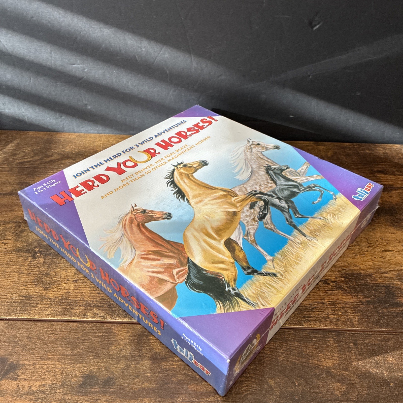 Herd Your Horses Board Game 3 Wild Adventures Talicar Aristoplay 2023 New Sealed