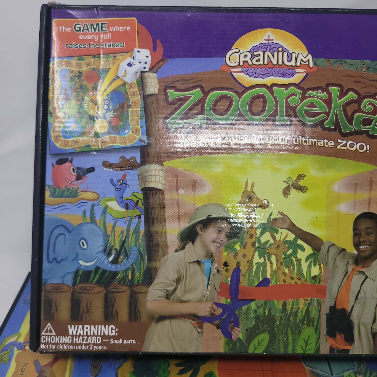 Zooreka Board Game COMPLETE Cranium 2006 Family Kids Animals Safari Zoo