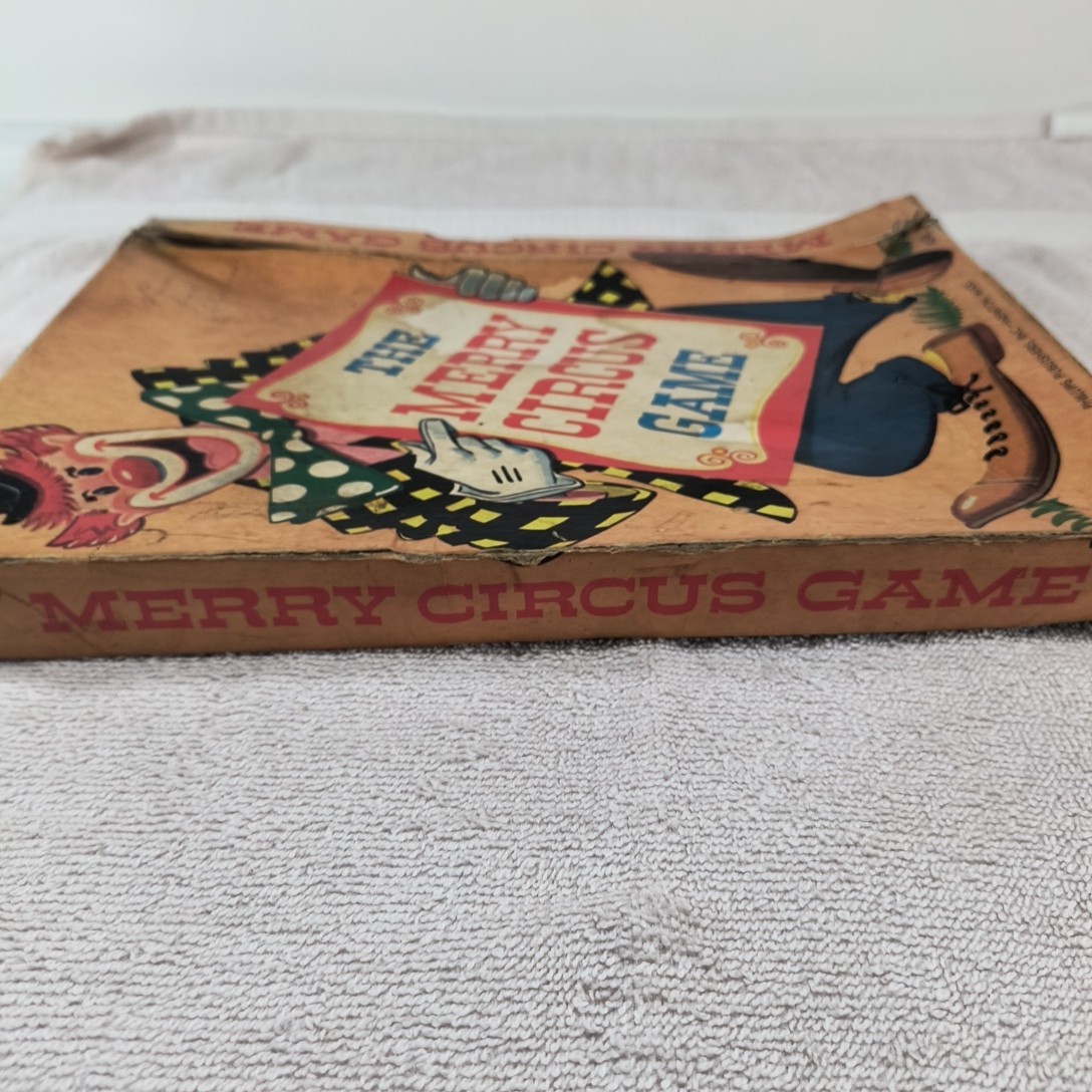 Vintage Merry Circus Game 4536 Phillips Publishers In Action Board Box Original