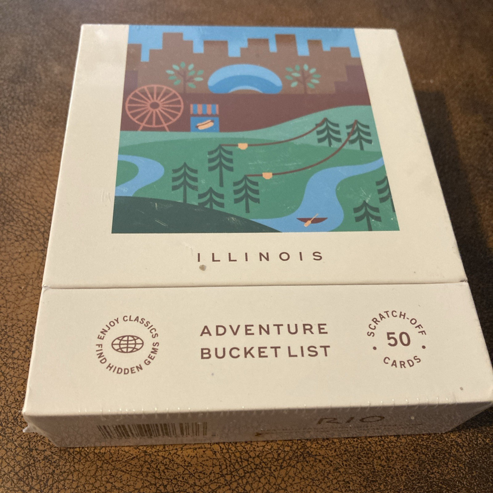 Illinois Adventure Bucket List: 50 Scratch-Off Cards New Sealed