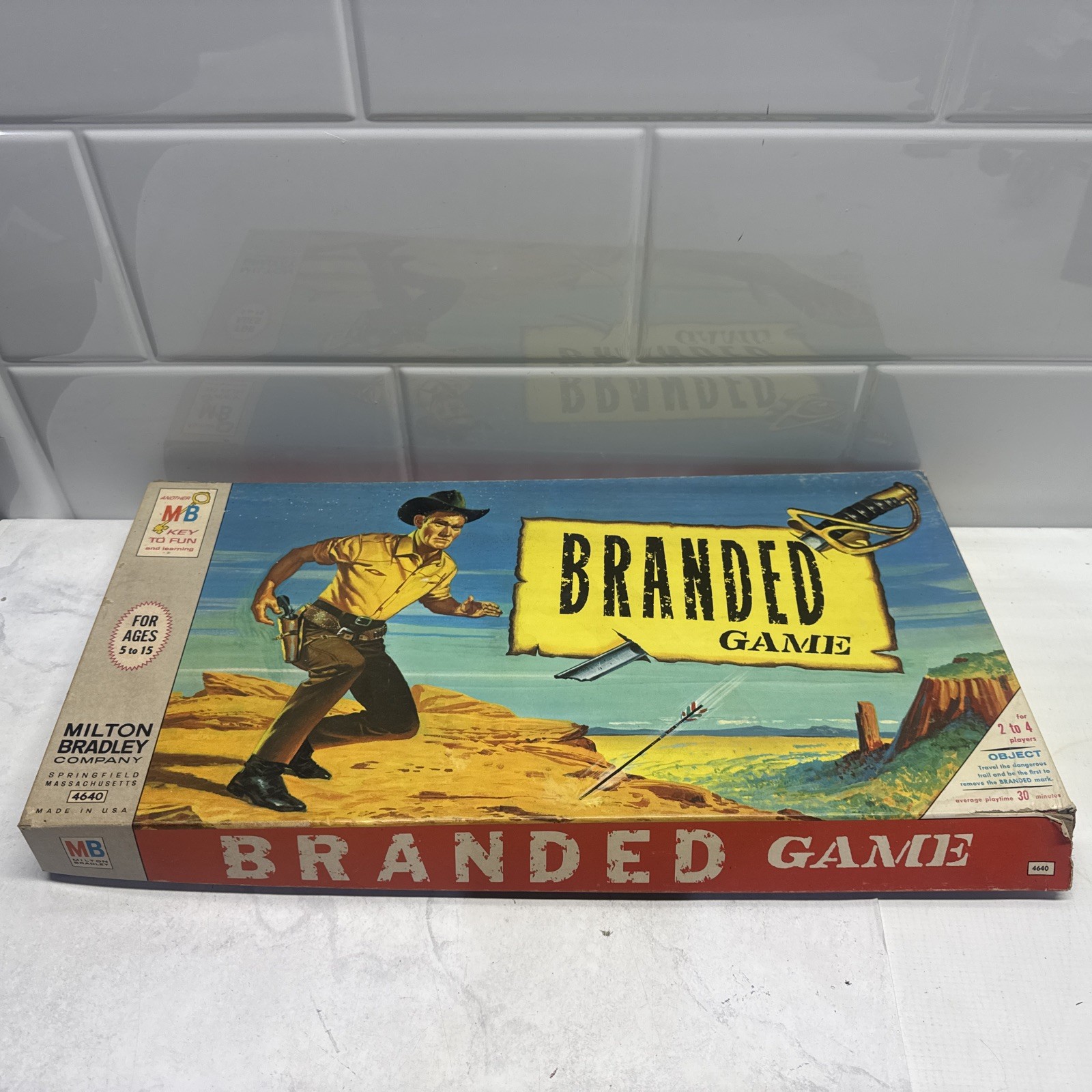 Branded Game (1966) by Milton Bradley #4640 Chuck Connors Complete