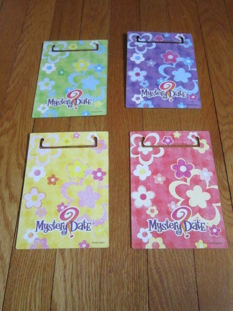 Milton Bradley Mystery Date Game 1999/2000 Replacement Part 4 ADDRESS BOOKS