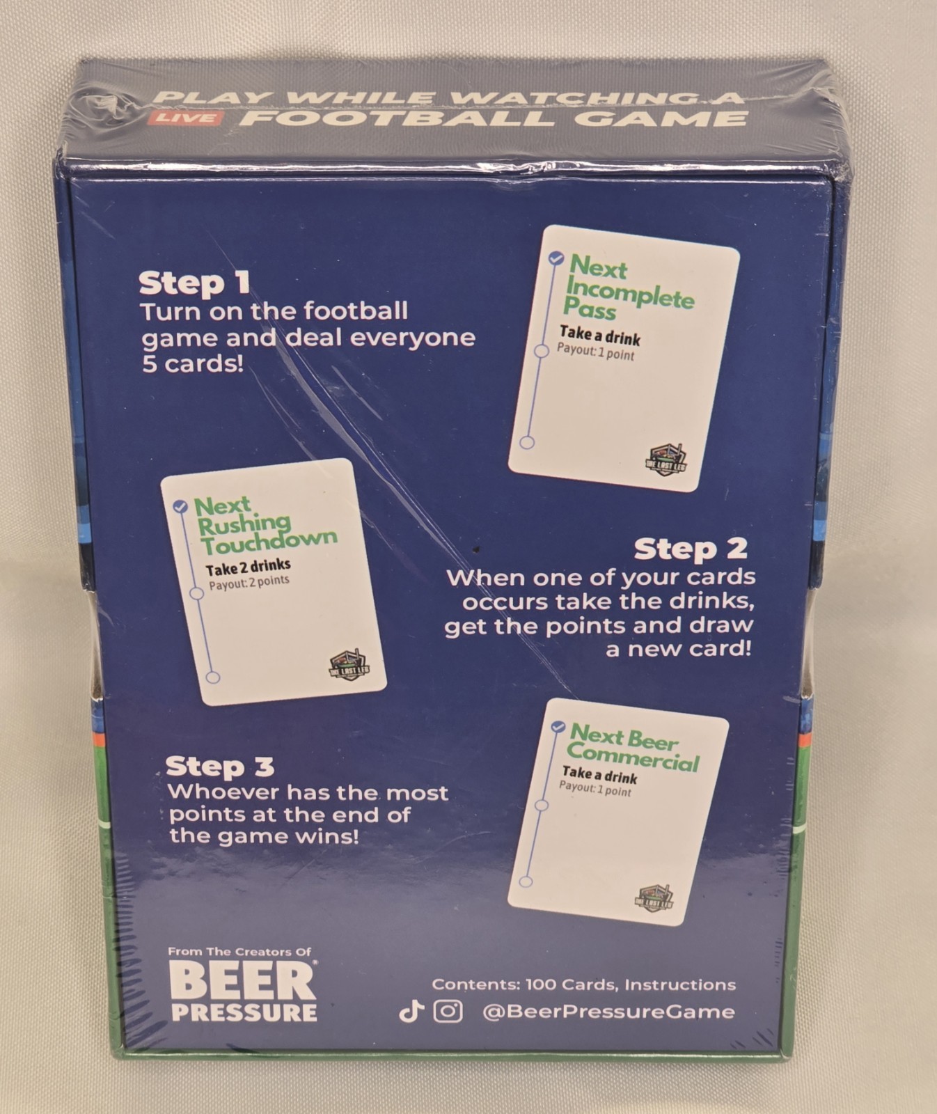 Beer Pressure Live Football Drinking Game – Perfect for Game Days & Parties