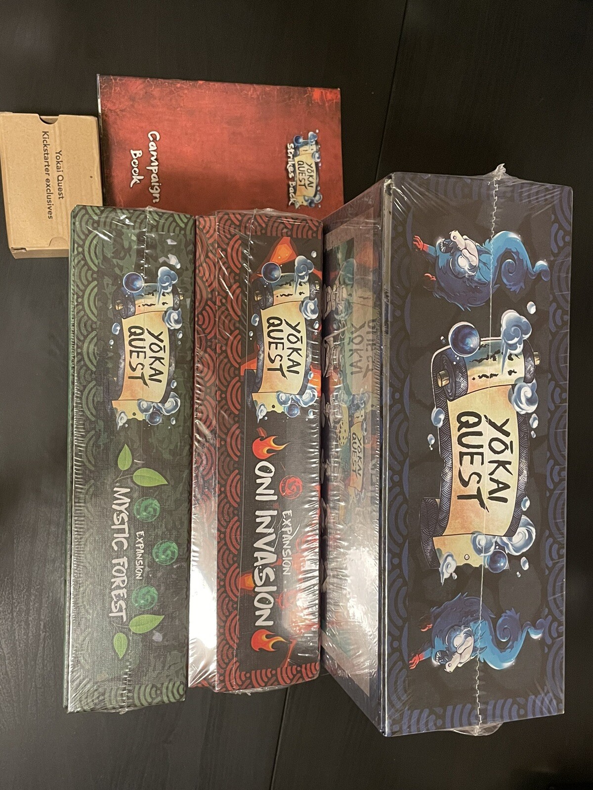 YOKAI QUEST Strikes Back Kickstarter Game Including Neko Brothers + 2 Rulebooks