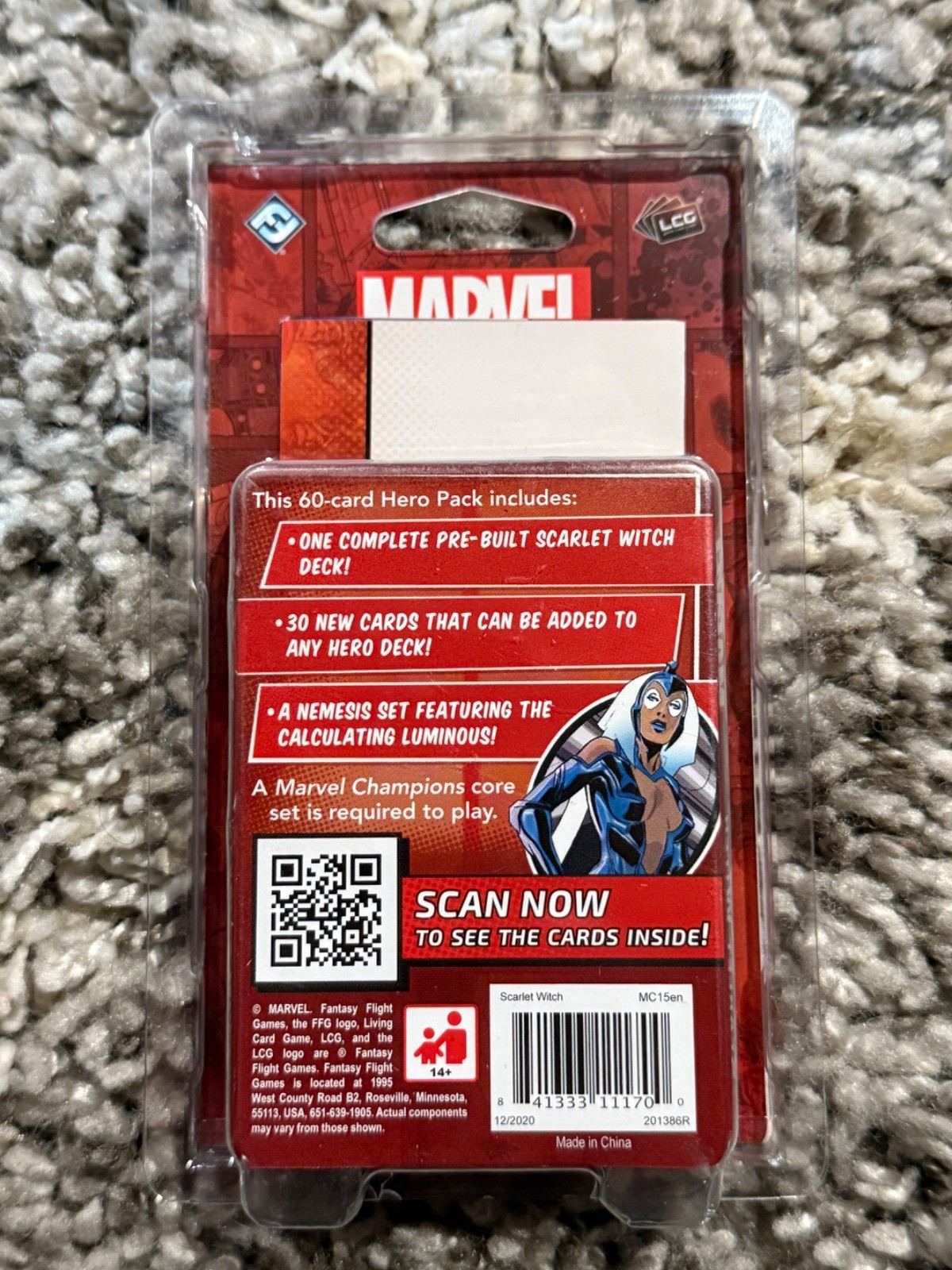 Marvel Champions Card Game Scarlet Witch LCG