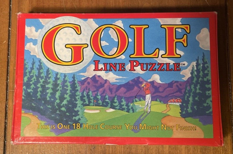 GOLF LINE PUZZLE Brain Teaser 1994 Binary Arts Corporation Sealed New