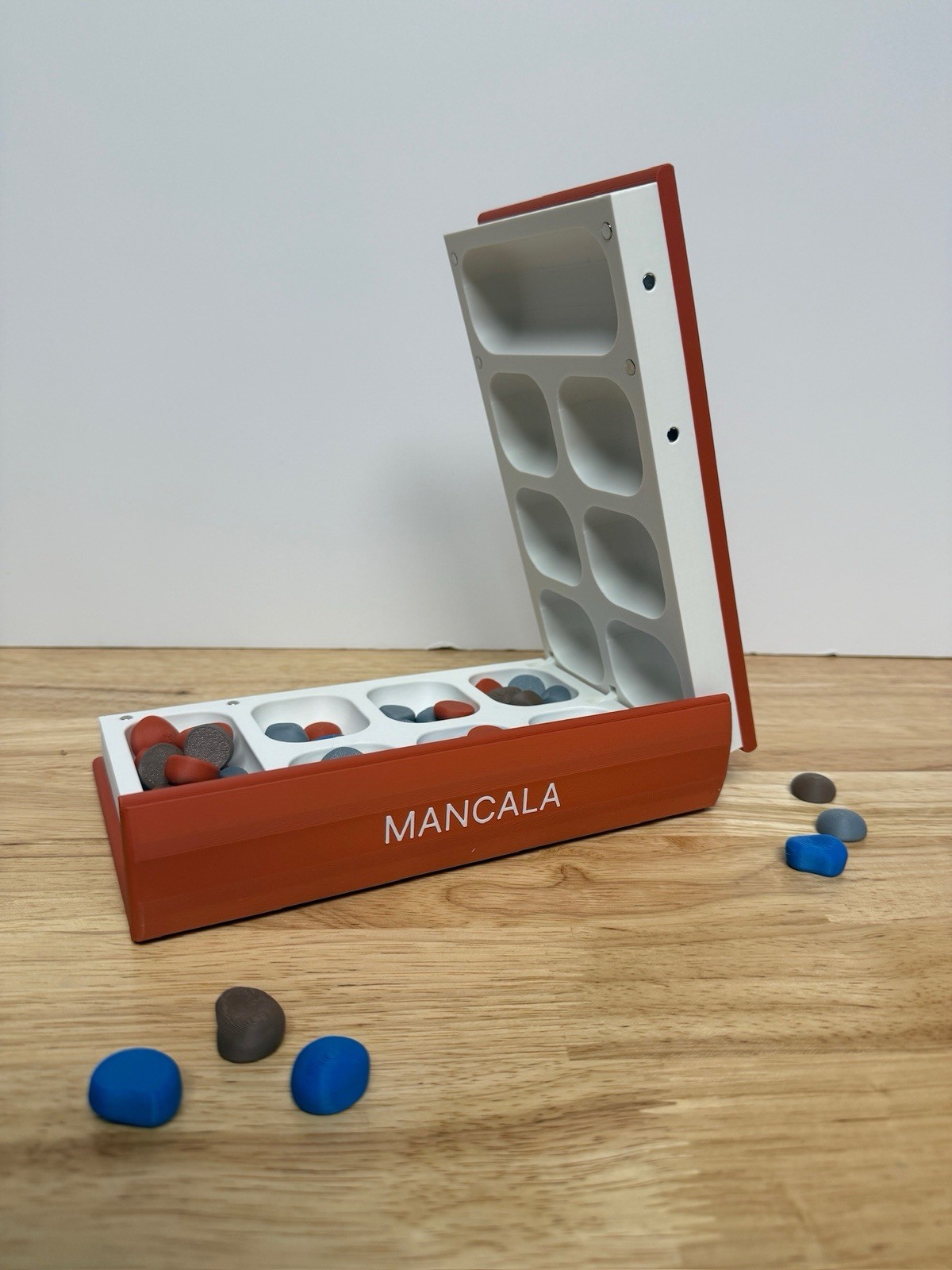 Book Board Game Set 7-in-1 Bookshelf Travel Games Chess Backgammon Mancala Gift
