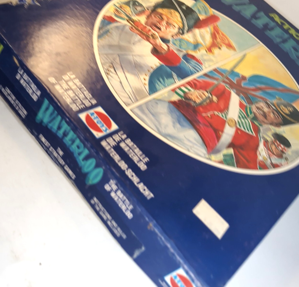 A-TOYS – Action WATERLOO “The Battle Of Waterloo” Board Game W/ Miniatures #1300