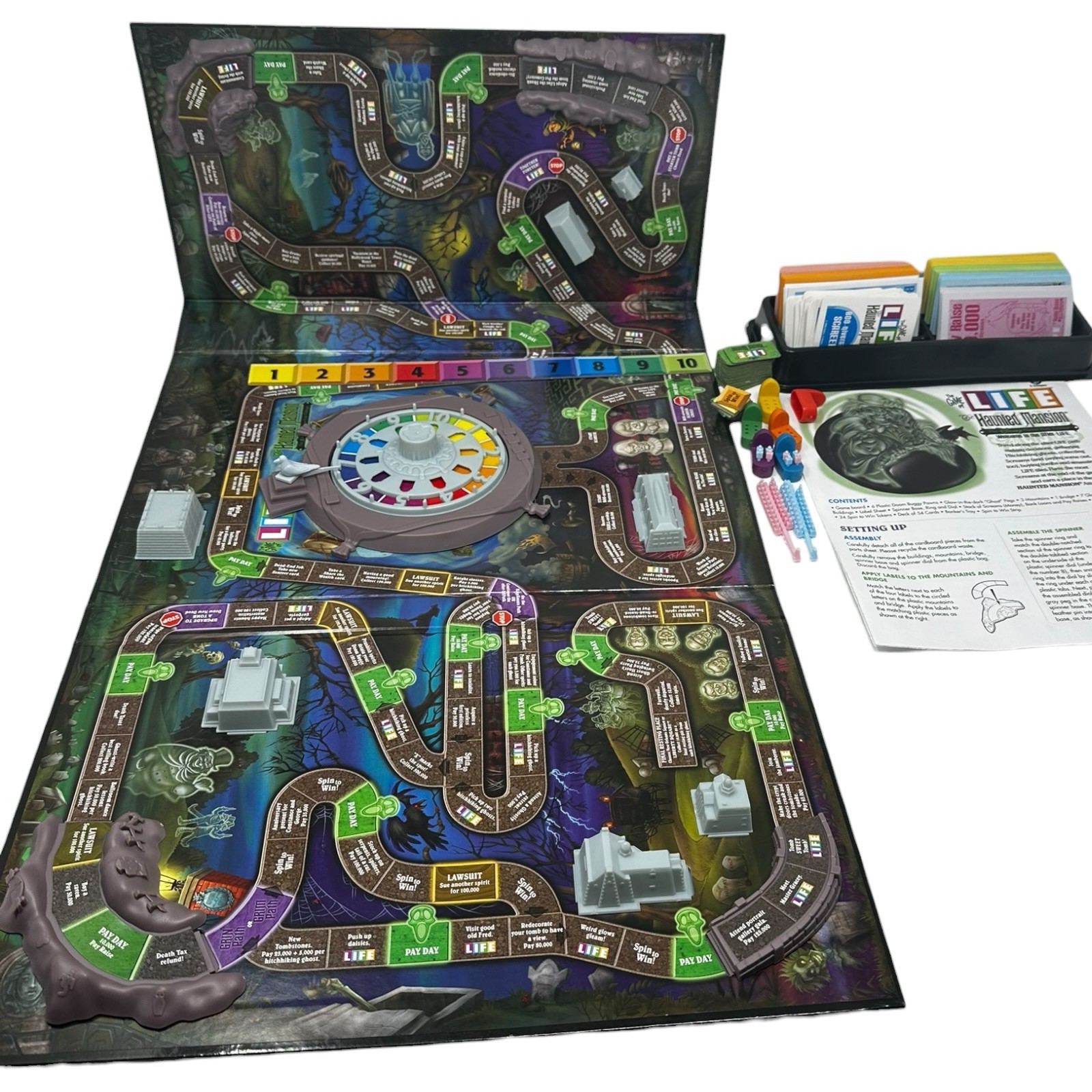 Life The Haunted Mansion Board Game Welcome To The After Life 2009 USAopoly