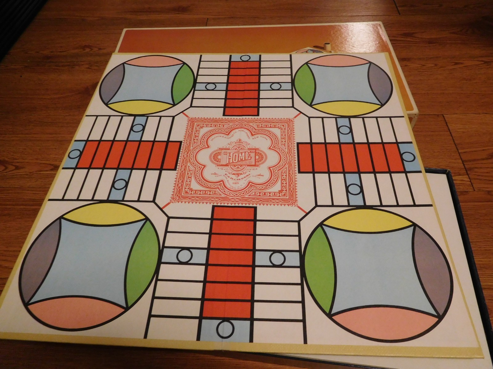 Vintage 1964 Parcheesi Gold Seal Edition No. 2 Selchow & Righter Board Game…