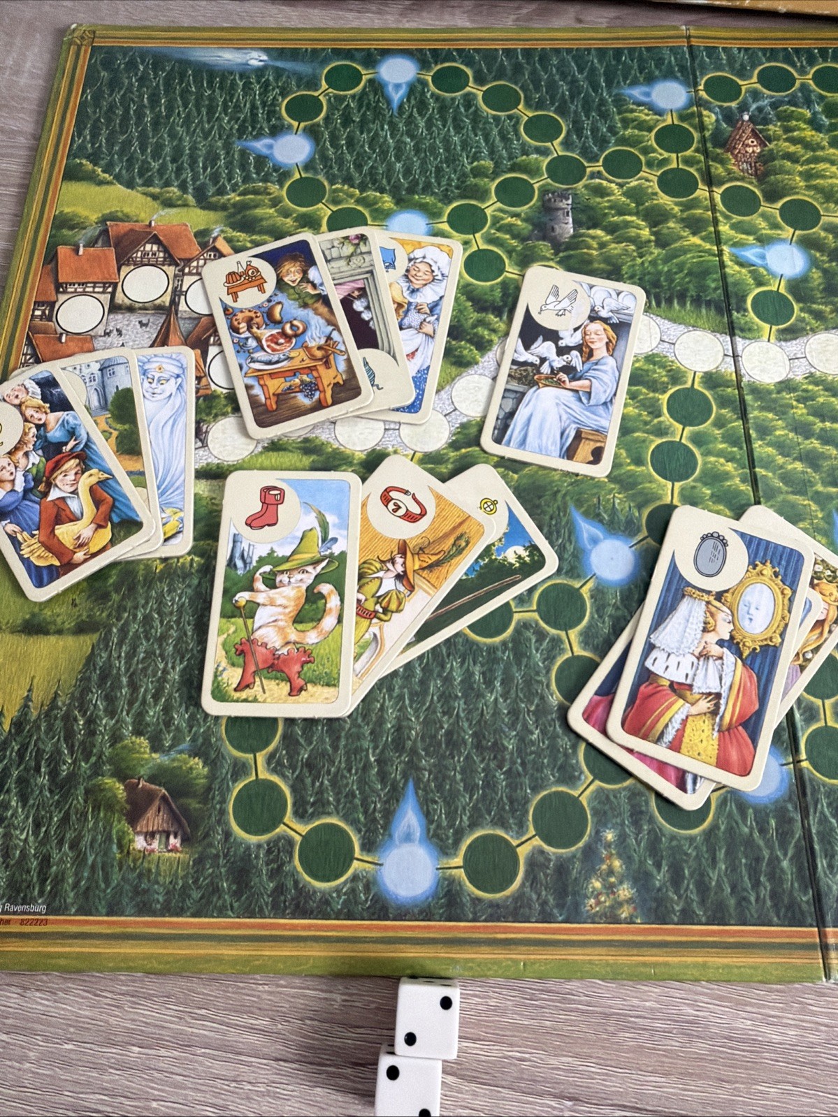 Vintage Enchanted Forest Board Game READ