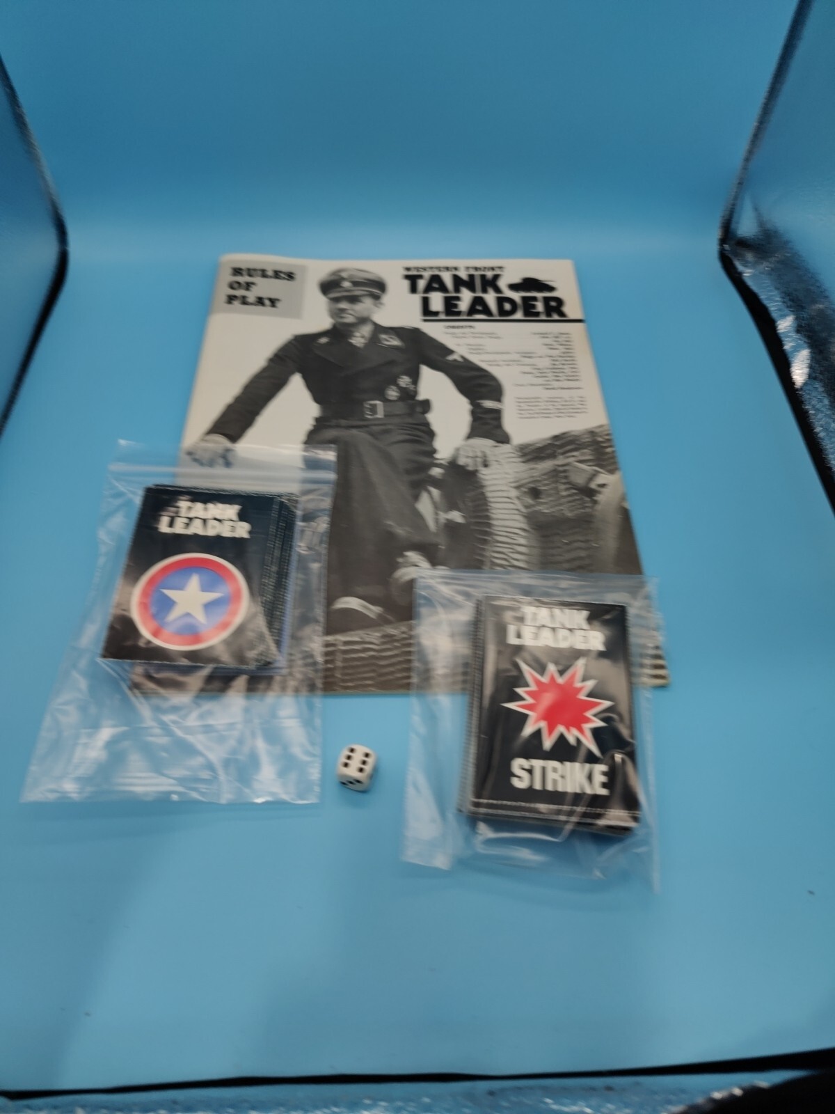 Western Front Tank Leader by West End Games Complete punched counters clipped