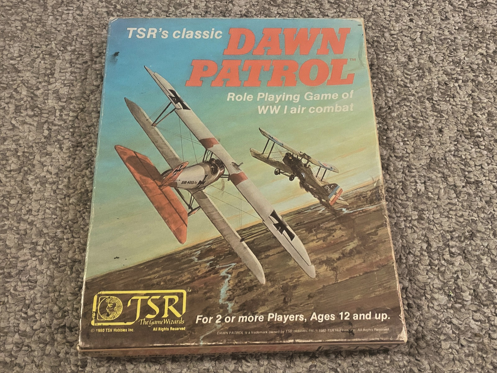 Dawn Patrol: Role Playing Game of WW I Air Combat – TSR 1982