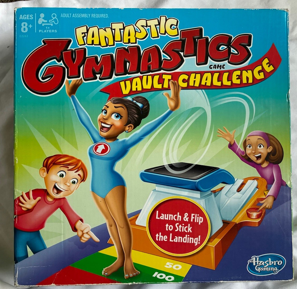 Fantastic Gymnastics Game Vault Challenge Hasbro 2017 New Open Box