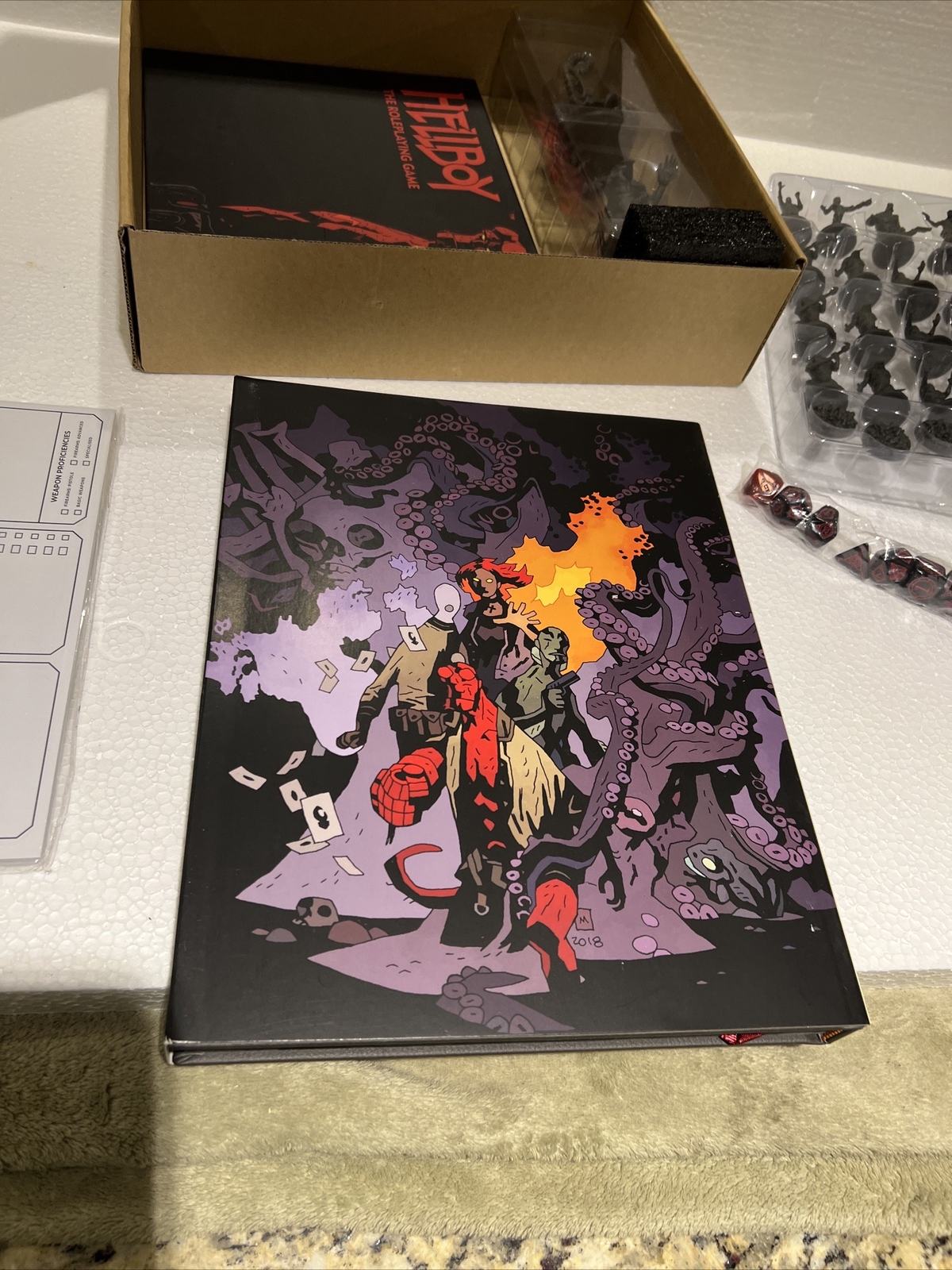 HellBoy RPG Field Director Pledge Set – Mantic Dark Horse Comics