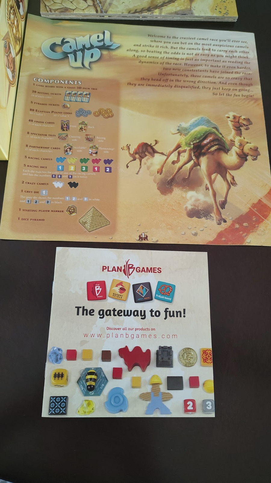 CAMEL UP BOARD GAME – 2nd ED. PRETZEL GAMES by STEFFEN BOGEN – COMPLETE