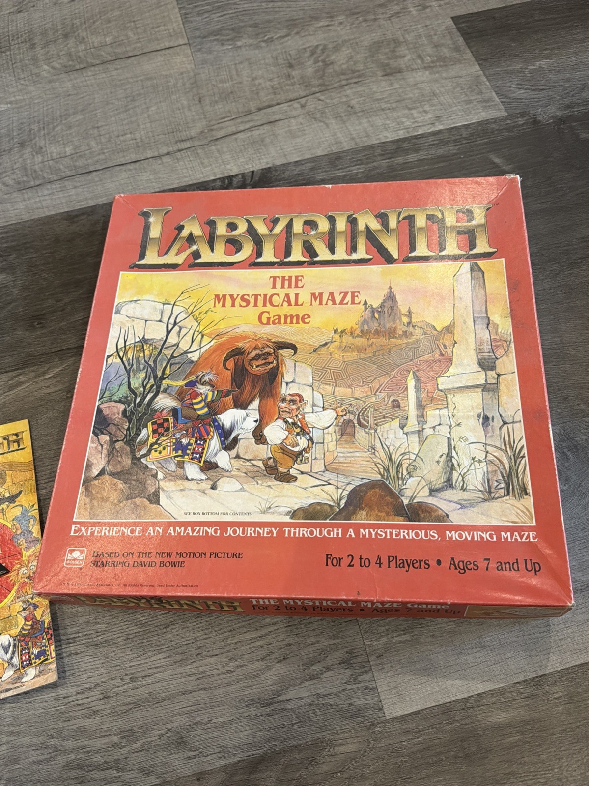 1986 Labyrinth Movie Mystical Maze Game Complete