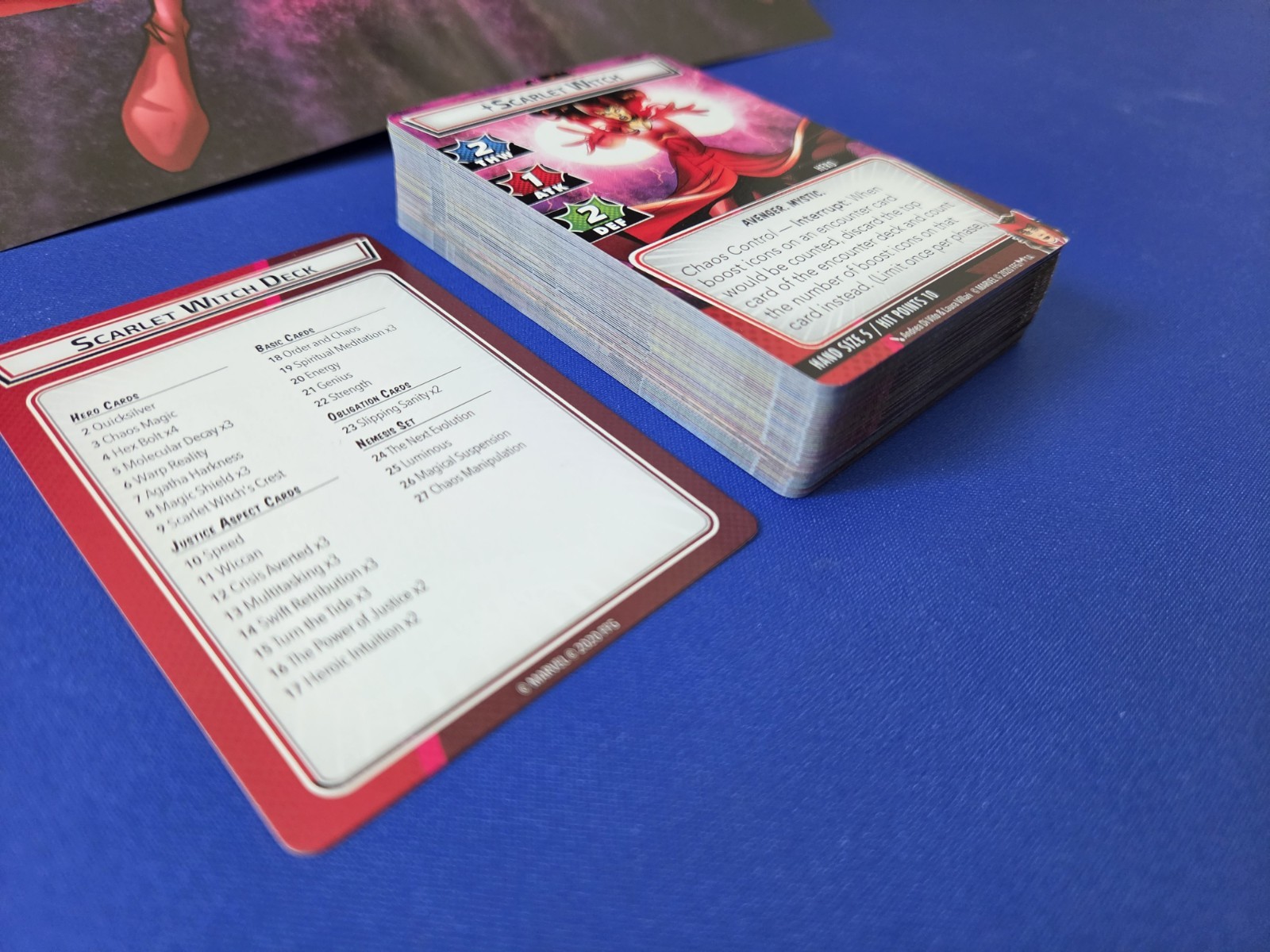 Marvel Champions The Card Game Core Set + 3 Expansions + Insert! COMPLETE