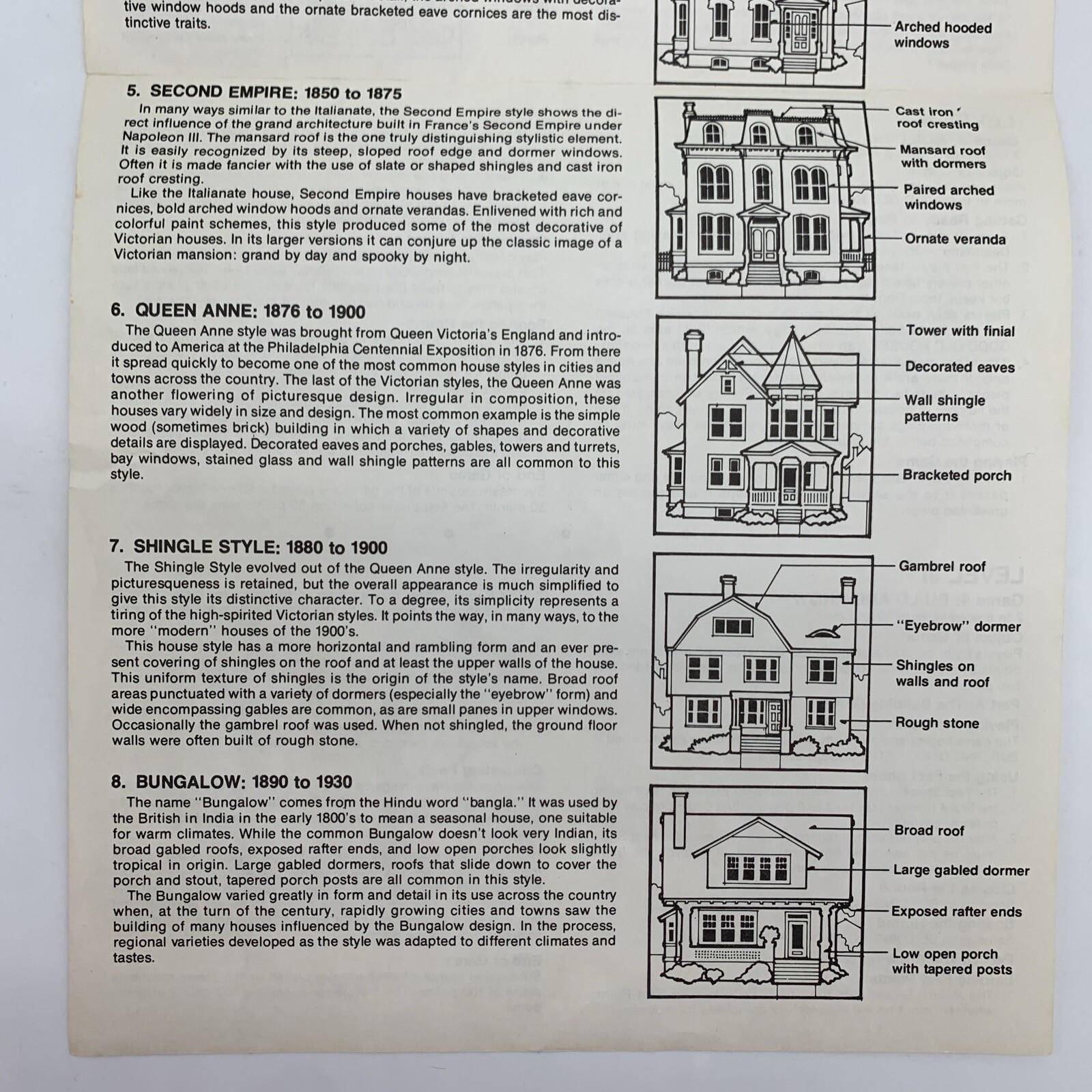 Aristoplay Good Old Houses Puzzle Game Historic American Architecture Styles VTG