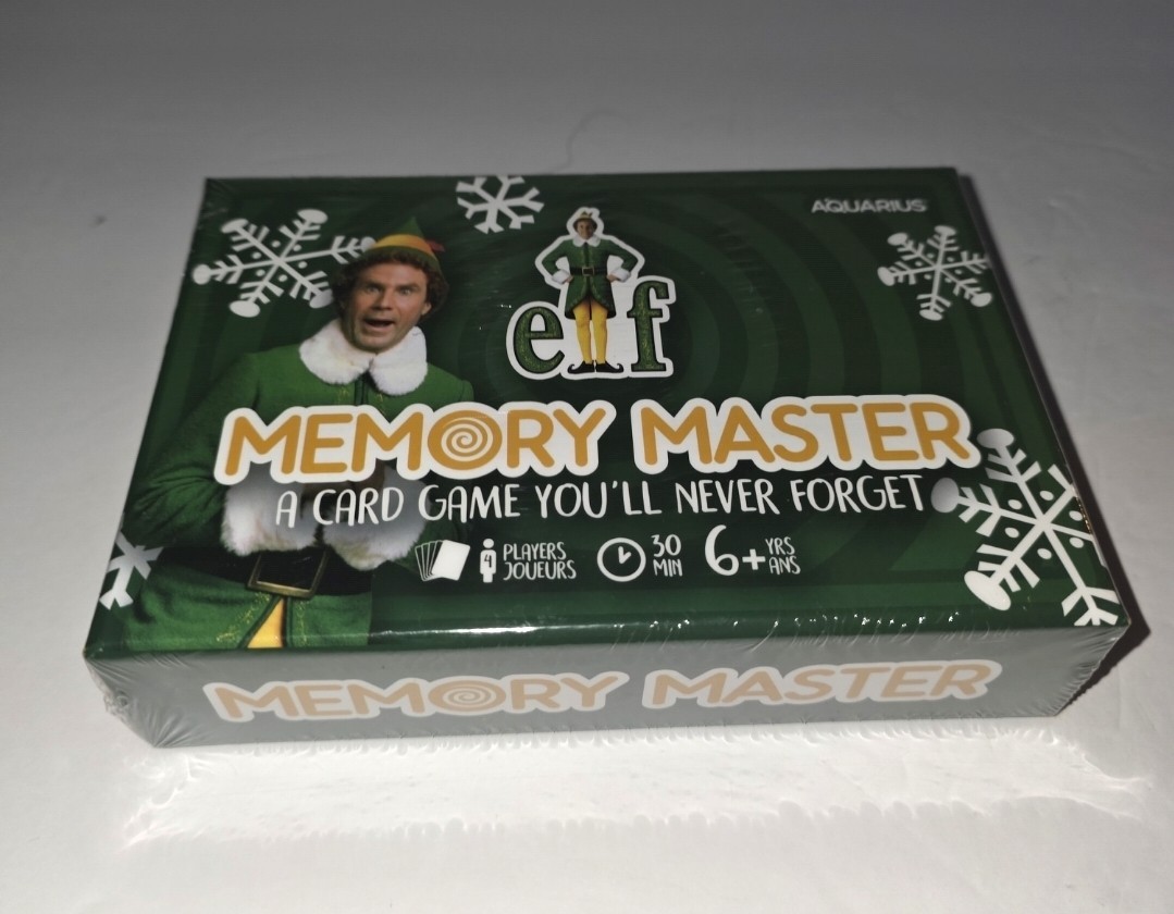 Elf Memory Master Card Game, Multi player, New Sealed
