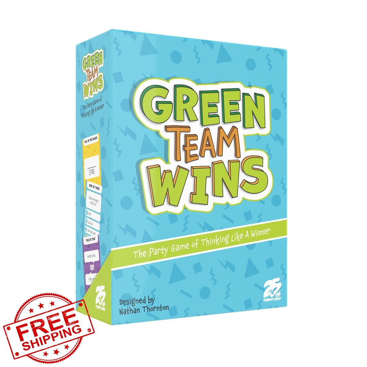 25th Century Games Green Team Wins Card Game