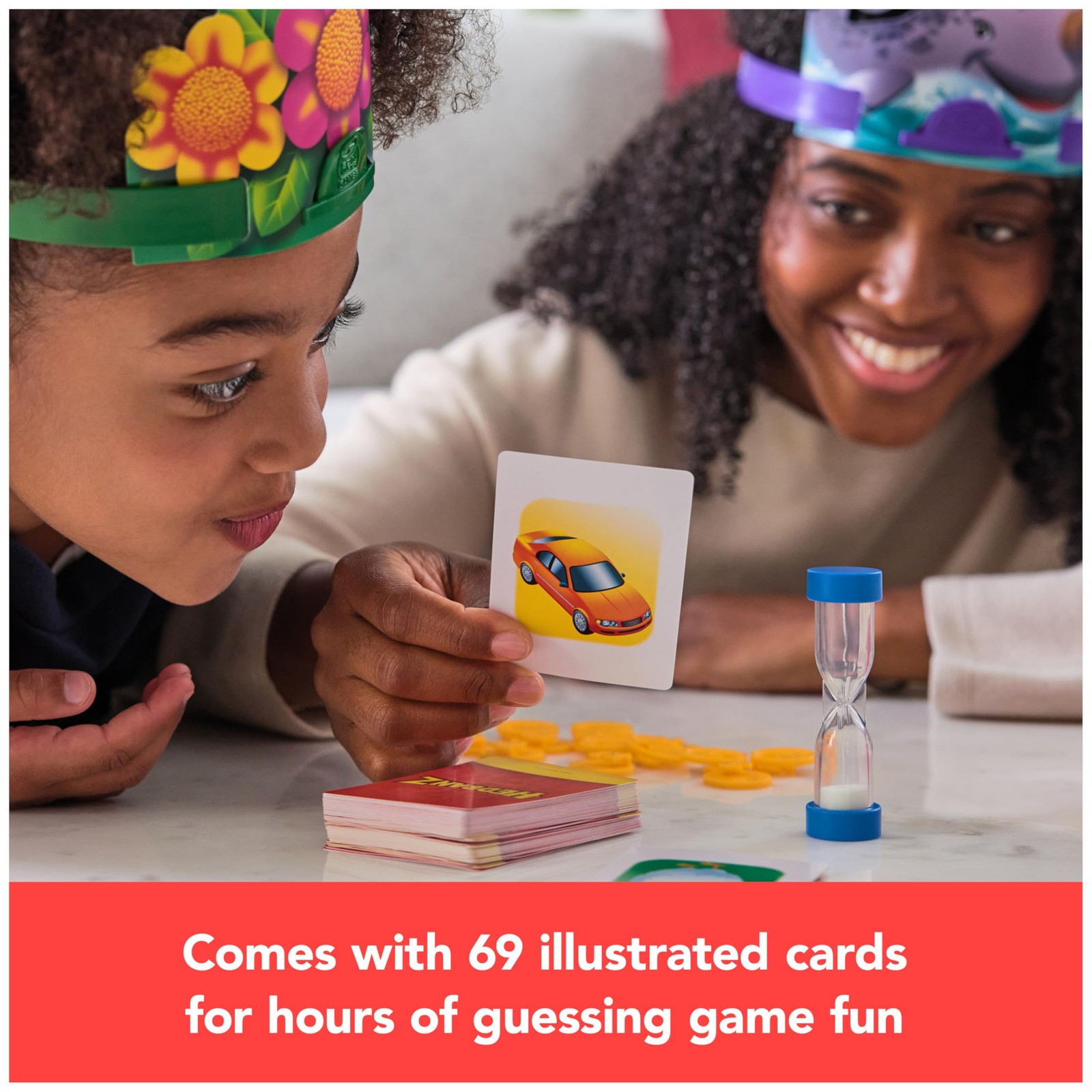, Hedbanz 2023 Edition with New Cards, Picture Guessing Board Game, for Famil…