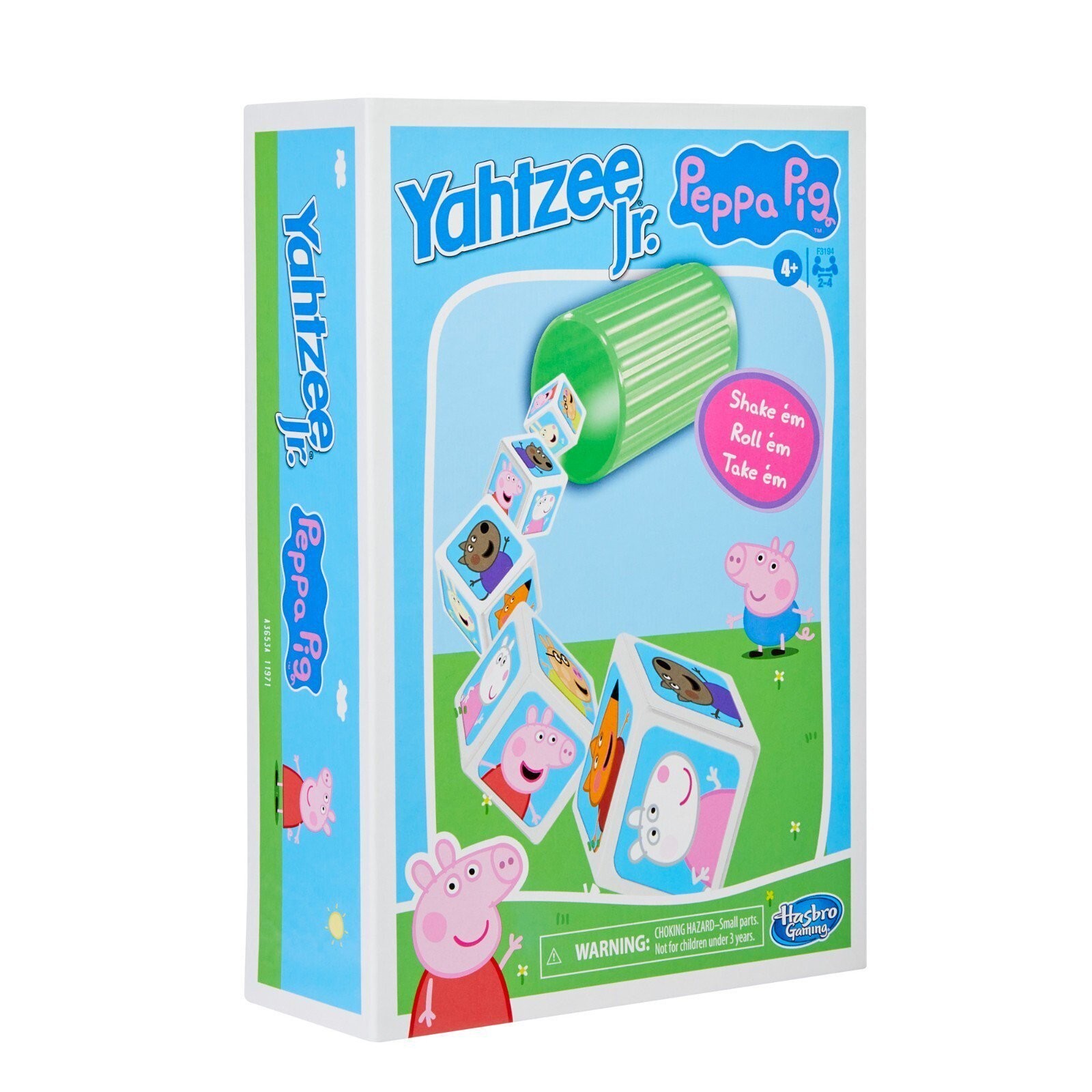 Yahtzee Jr.: Peppa Pig Edition Board Game, Counting and Matching Game