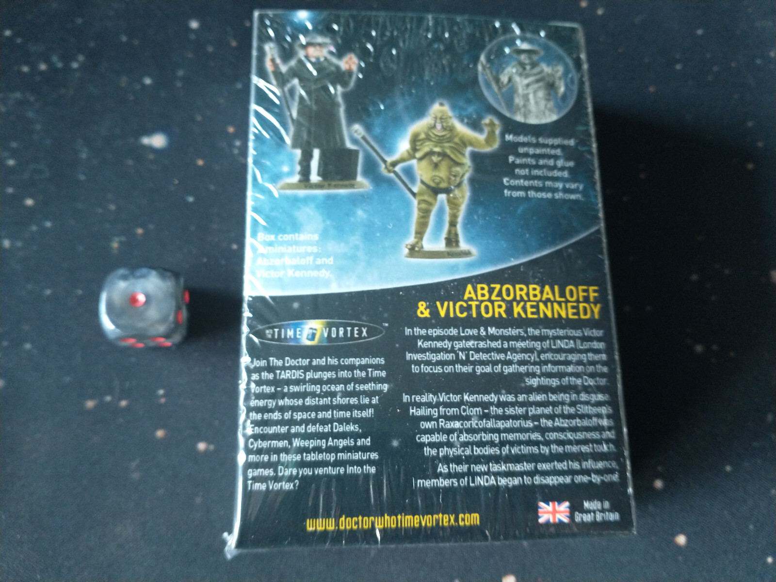Doctor Who Exterminate Abzorbaloff & Victor Kennedy Warlord Games Miniatures