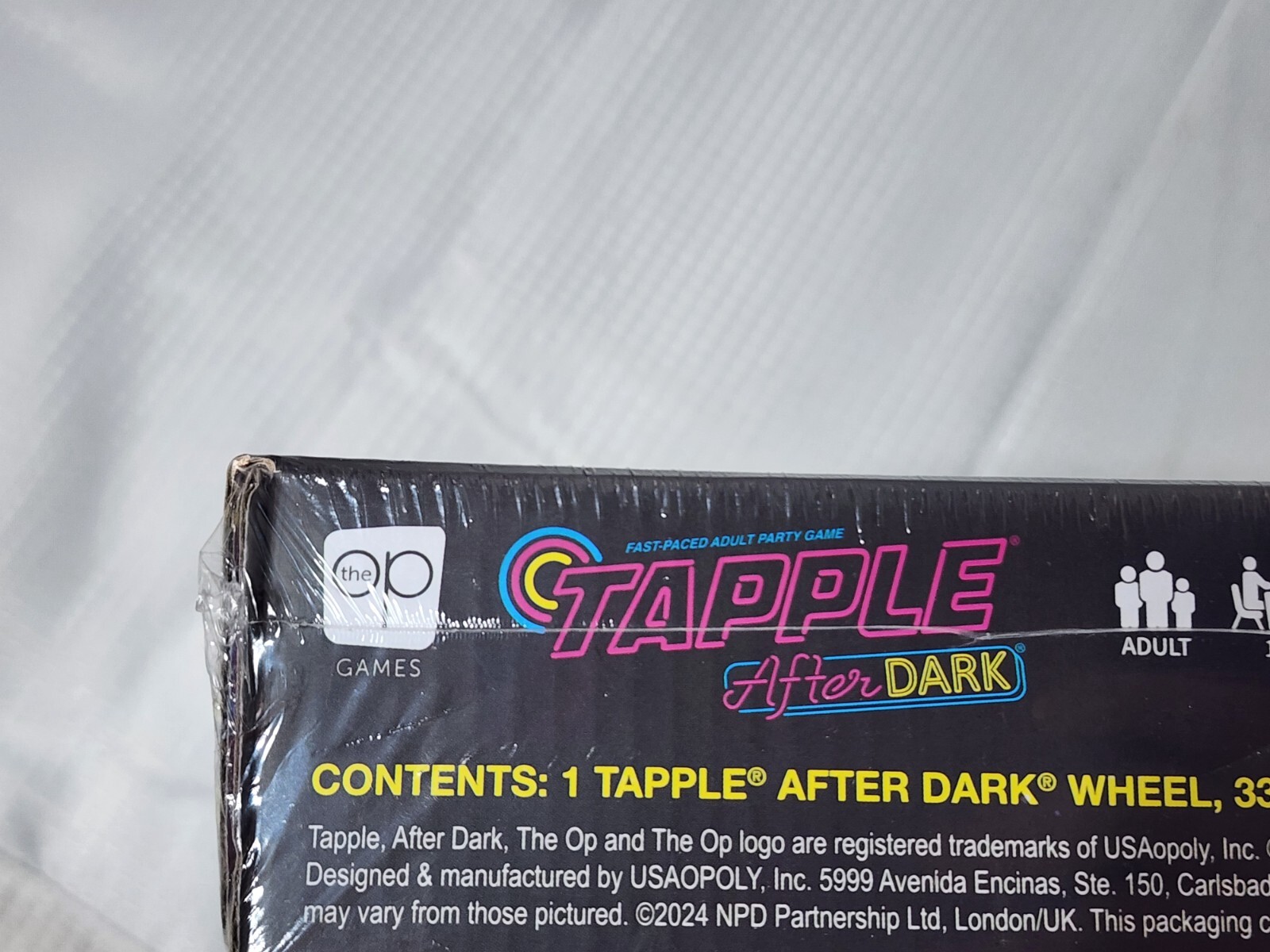 Tapple After Dark Adult Party Game Fast-Paced Word Game Ages 17+ New Sealed