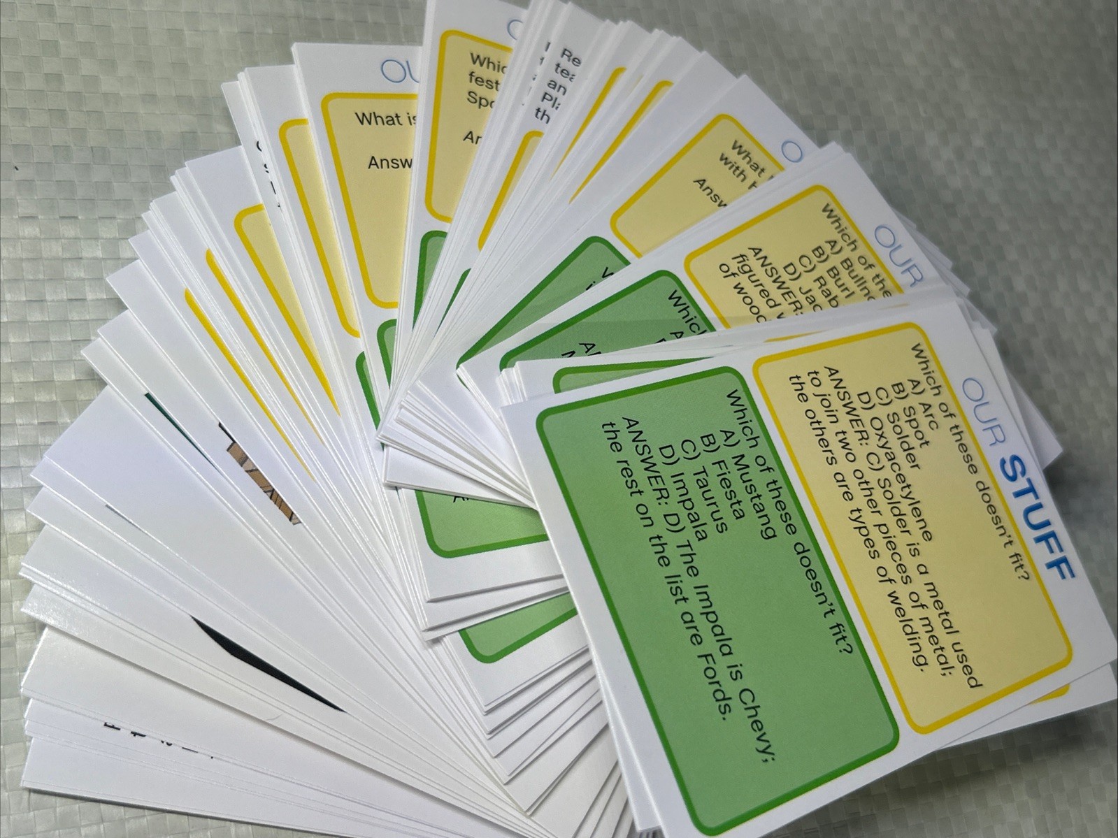 Battle of the Sexes Male Cards Complete 110 Card Deck w Original Card Box