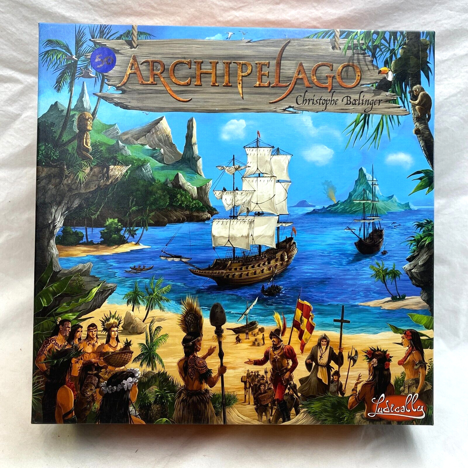 Archipelago Board Game + War & Peace Expansion Ludically 2012 (FRENCH) EX/EX