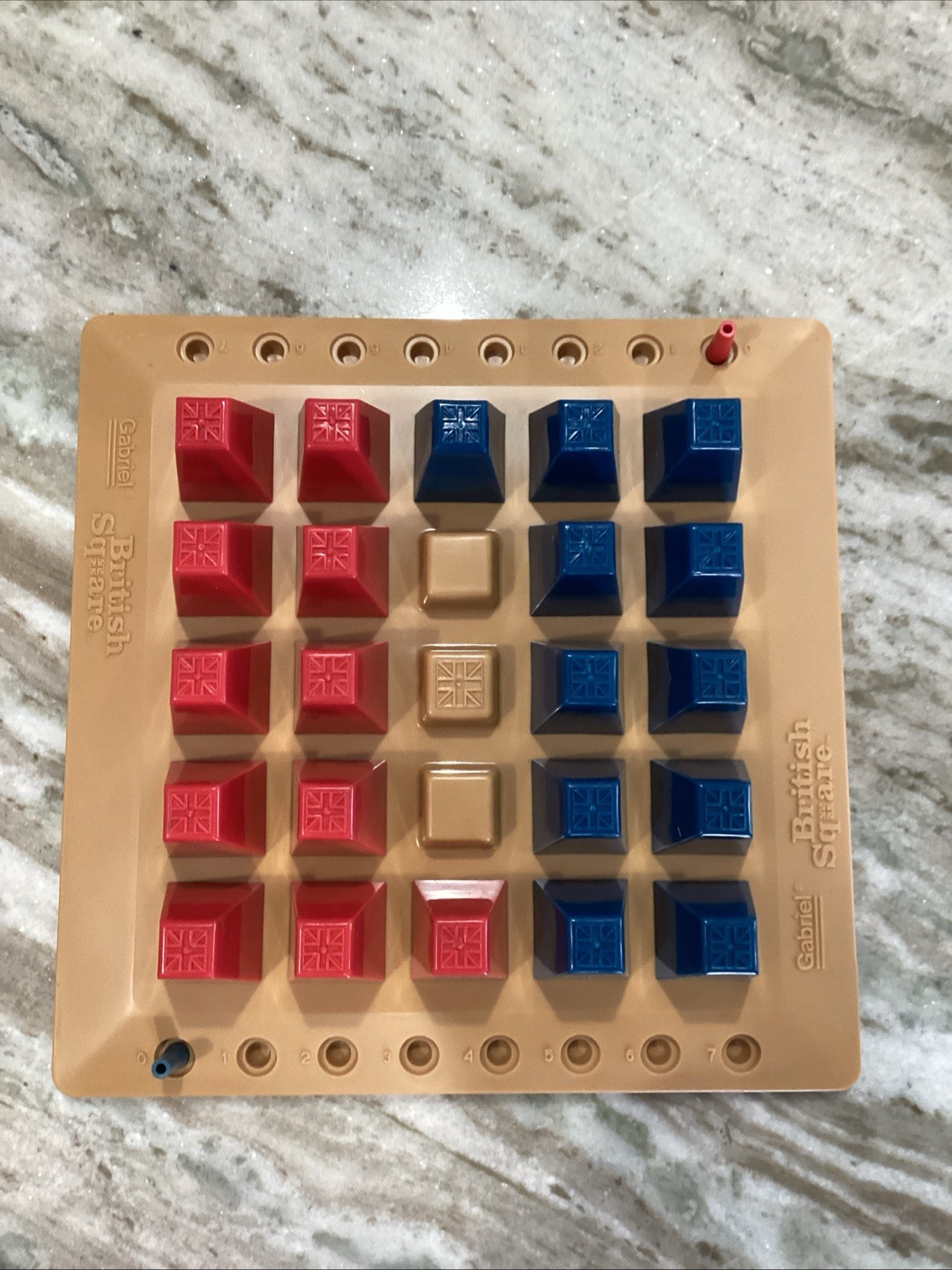British Square Strategy Board Game/Gabriel/complete vintage