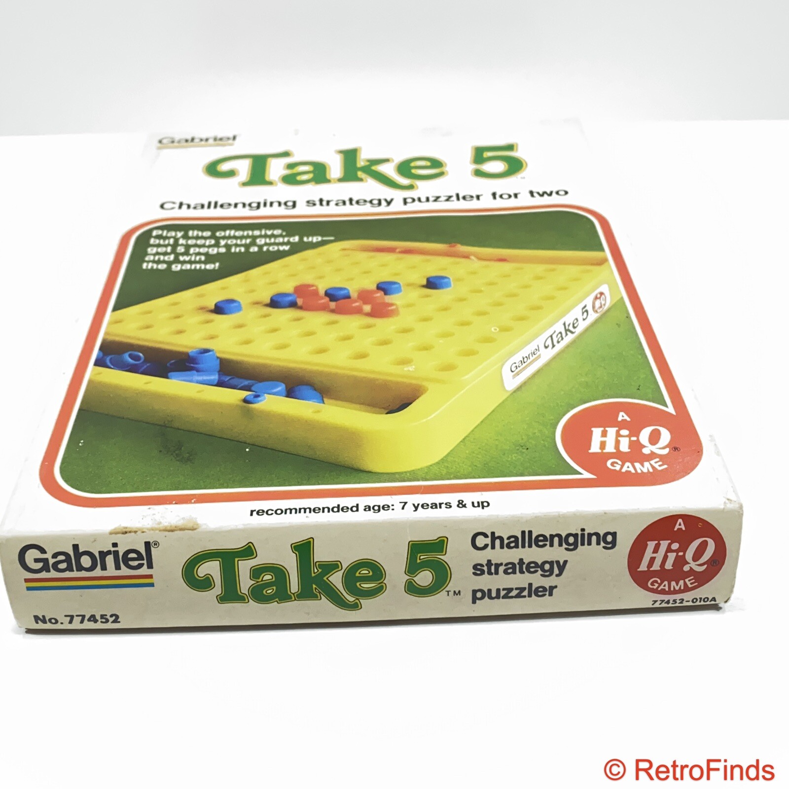 Vtg Take 5 Strategy Peg Game (1977, Gabriel) Complete