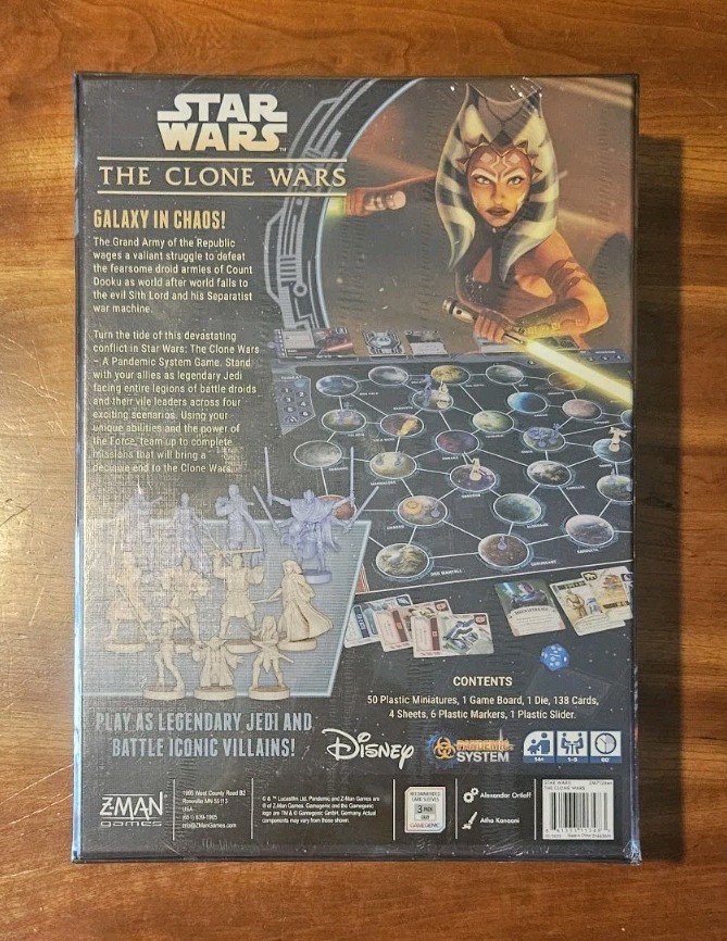 Star Wars: The Clone Wars – A Pandemic Board Game Brand New, Sealed