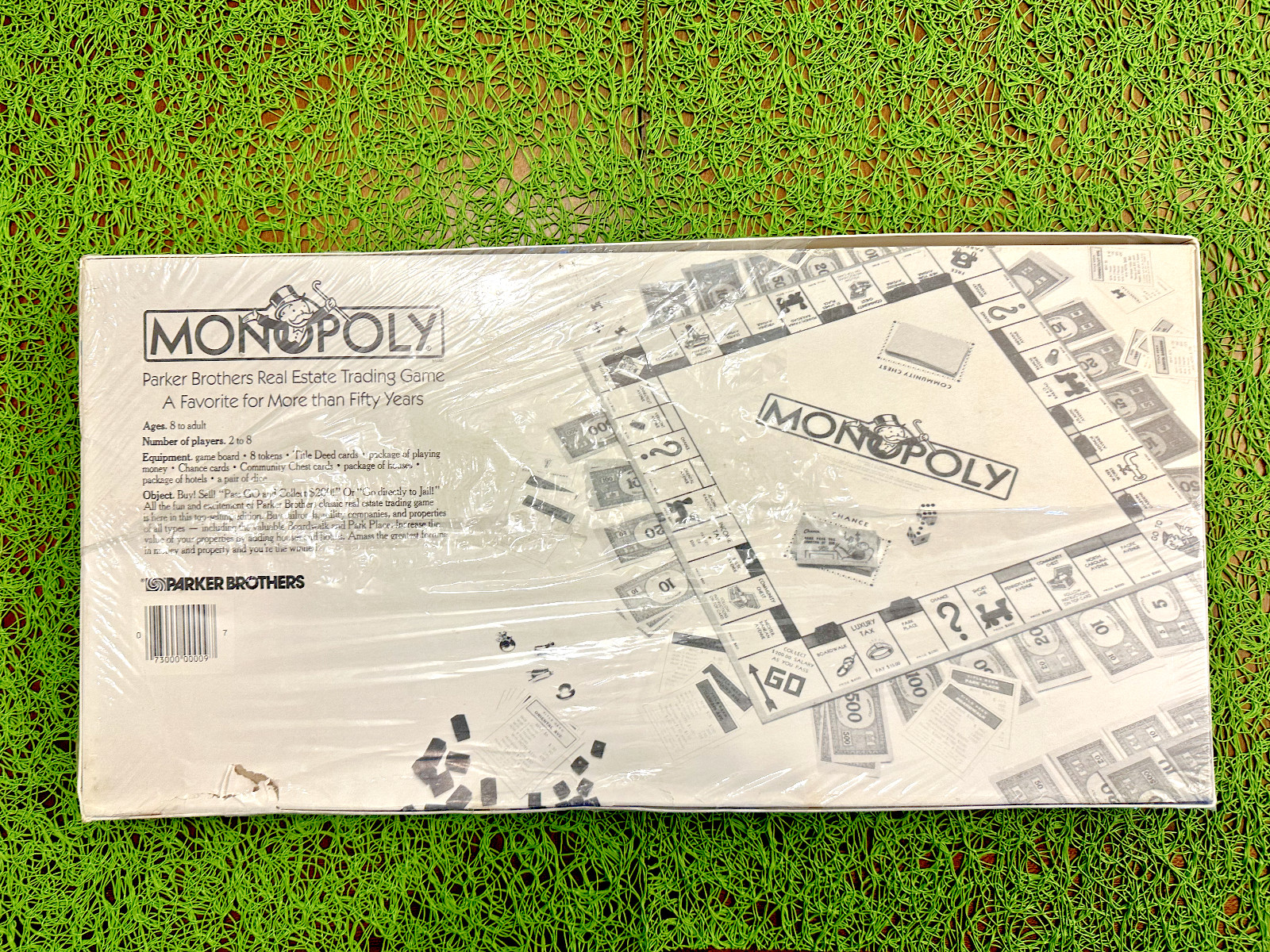 Vintage Monopoly Board Game Parker Brothers Brand NEW Sealed #0009 1985