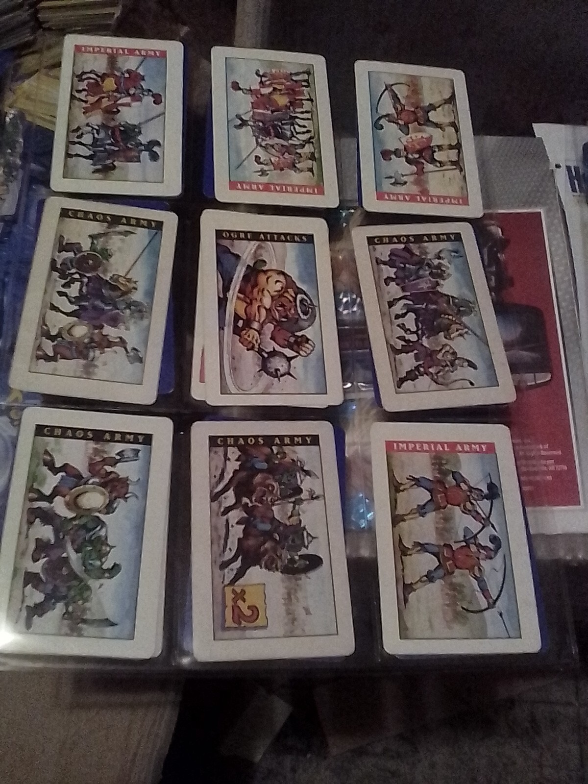 Miscellaneous Battle Masters Movement Cards 1992 MB Board Game(36total)