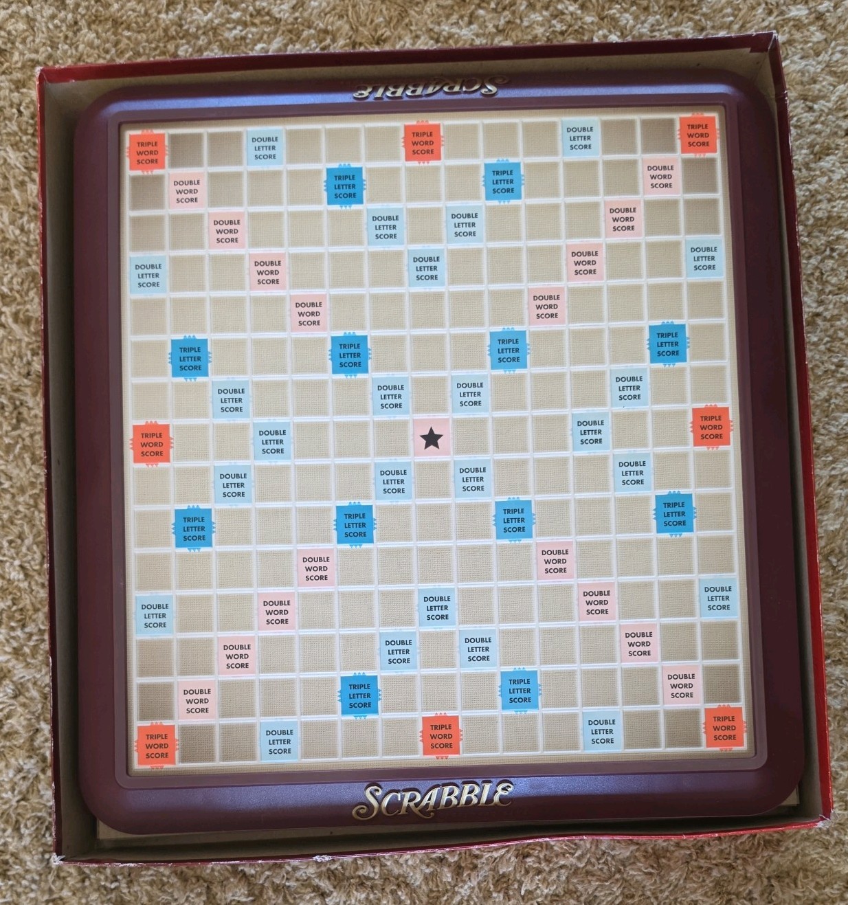 Scrabble Deluxe Turntable Edition Board Game 2001 Parker Bros COMPLETE