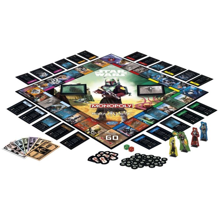 Monopoly – Star Wars: The Book of Boba Fett Edition Board Game “New”